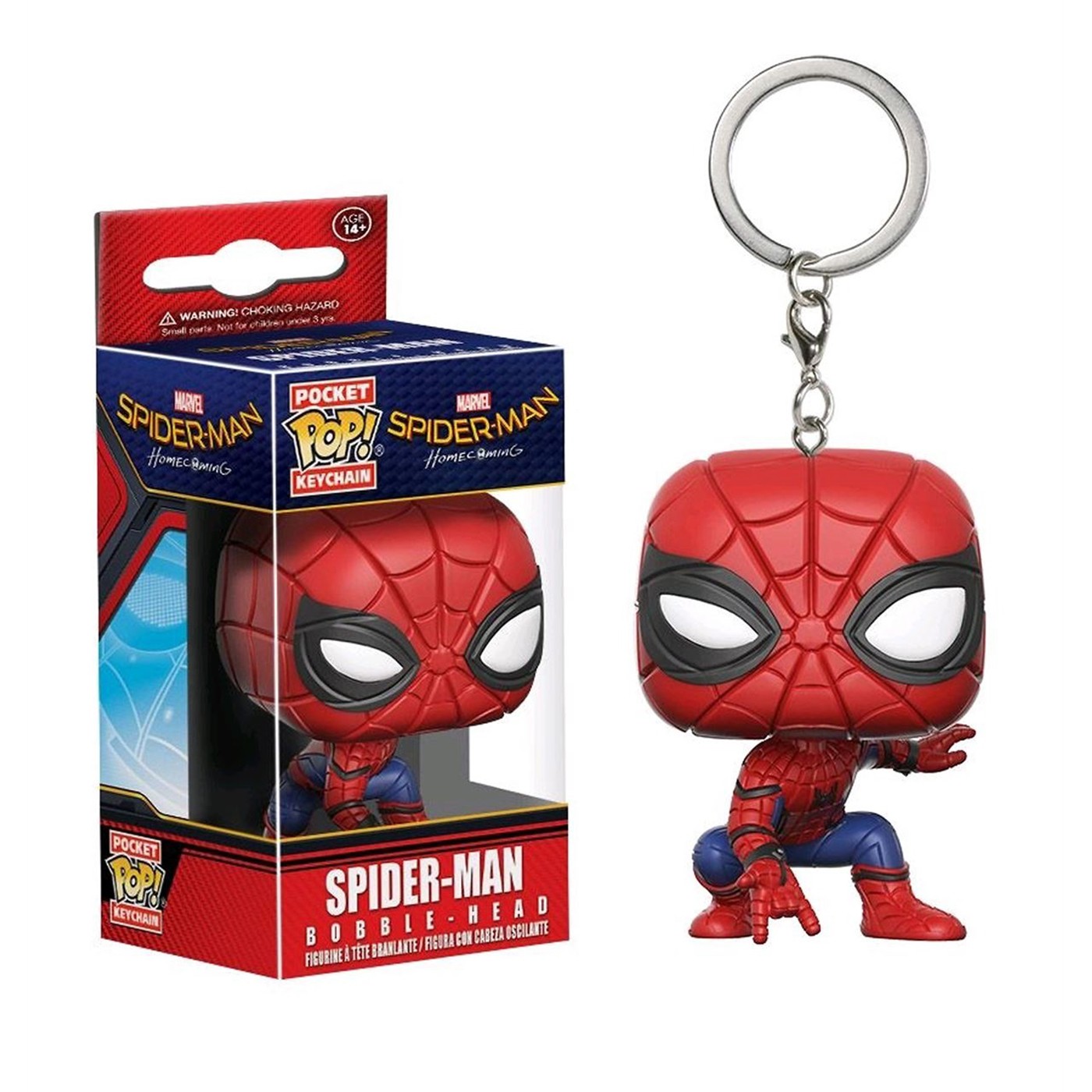 spider man funko pop keychain