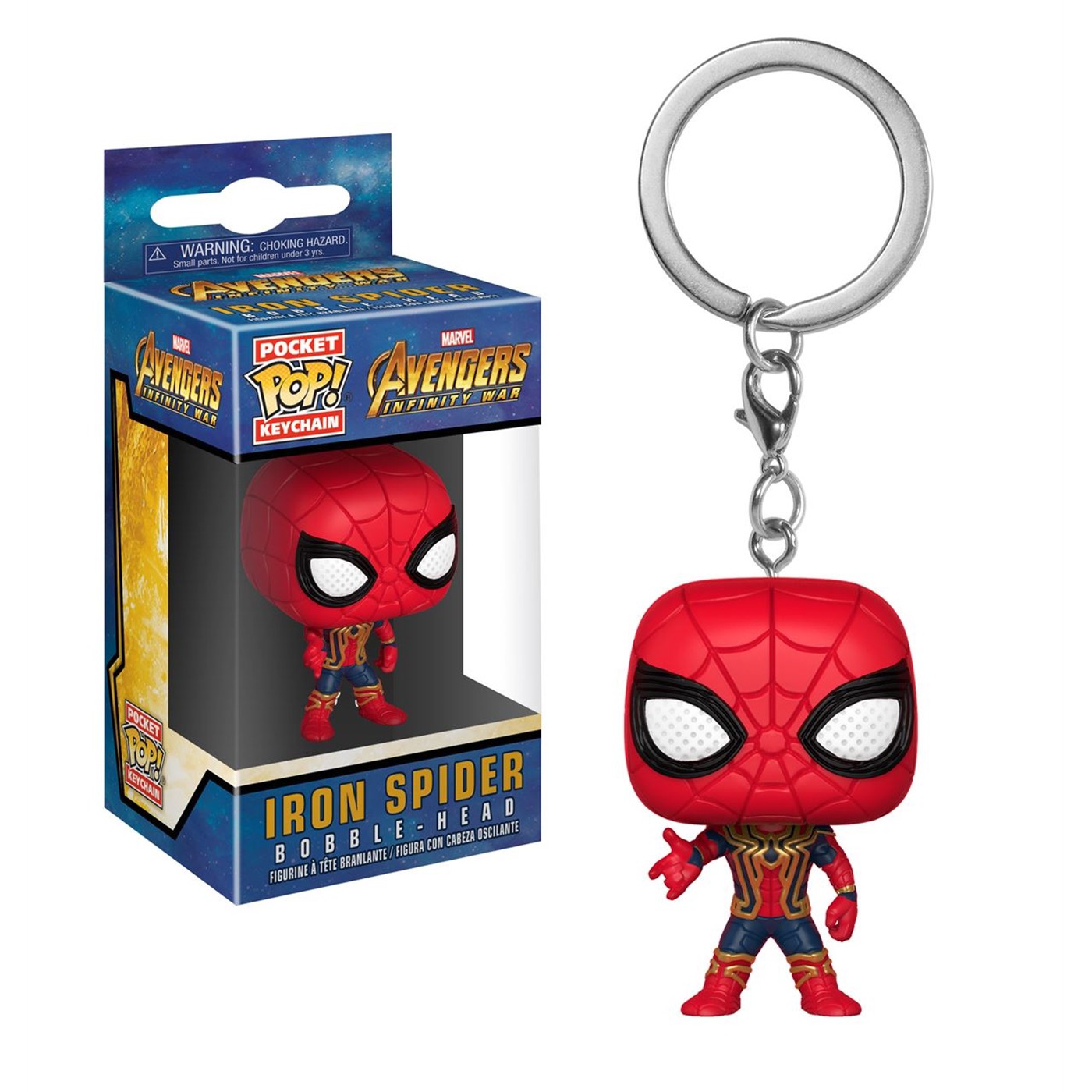 Infinity War Iron Spider Funko Pocket Pop Keychain