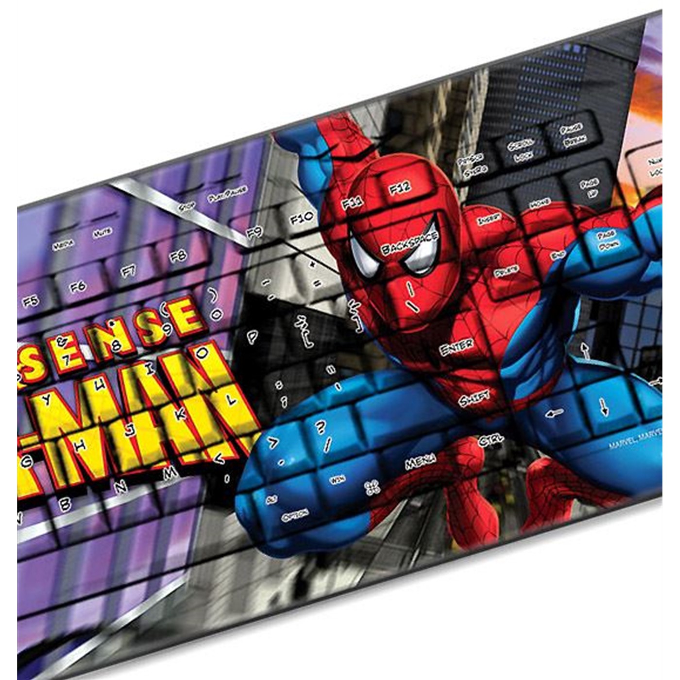 Spiderman Villains Wired USB Keyboard