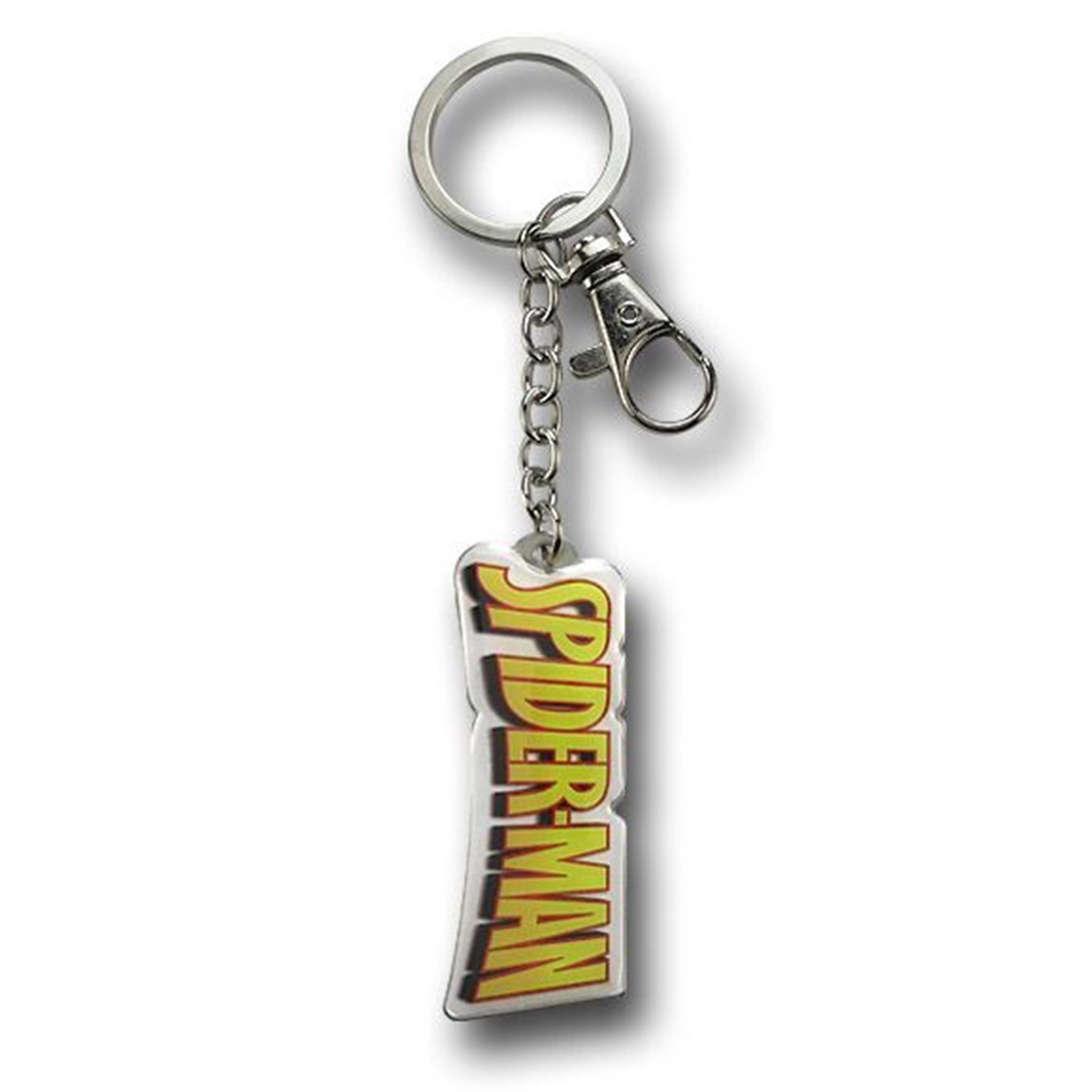 Spiderman Metal Logo Keychain