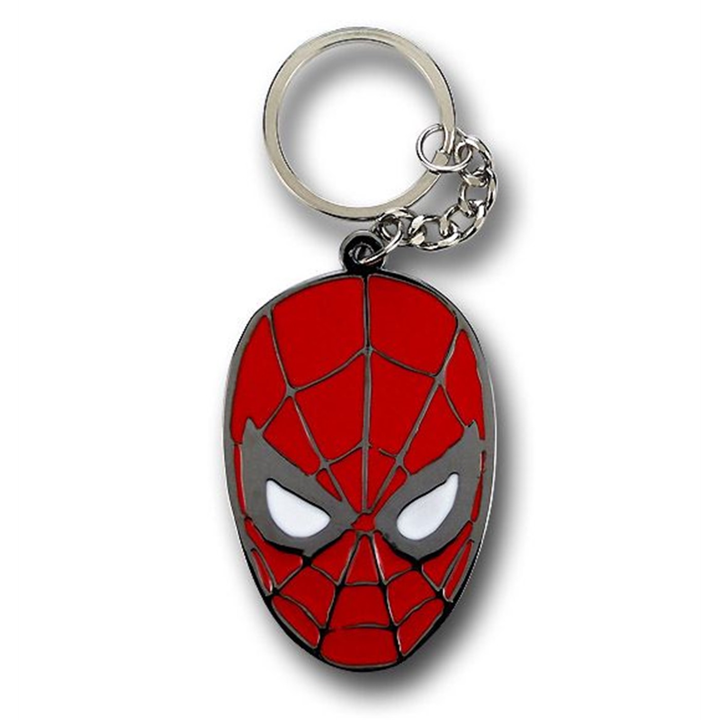Spiderman Big Face Metal Key Chain