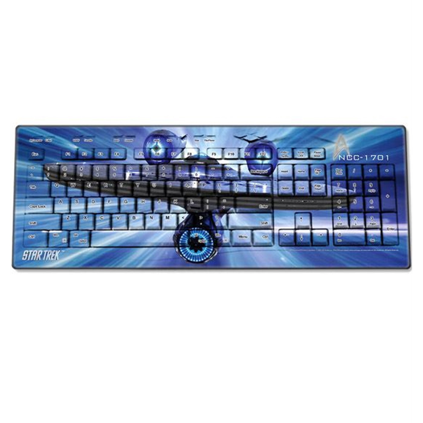 Star Trek Enterprise Blue USB Keyboard