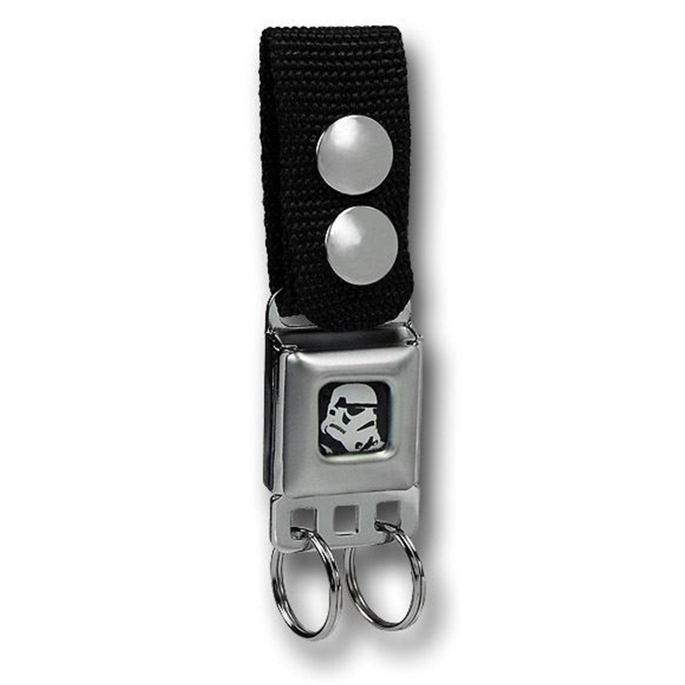 Stormtrooper Seatbelt Keychain w/Snap-On Belt Loop