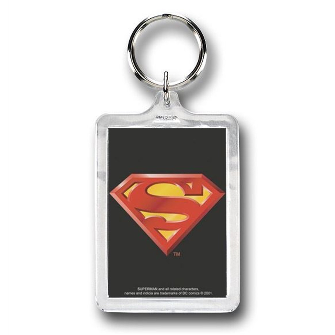 Superman Symbol Black Keychain