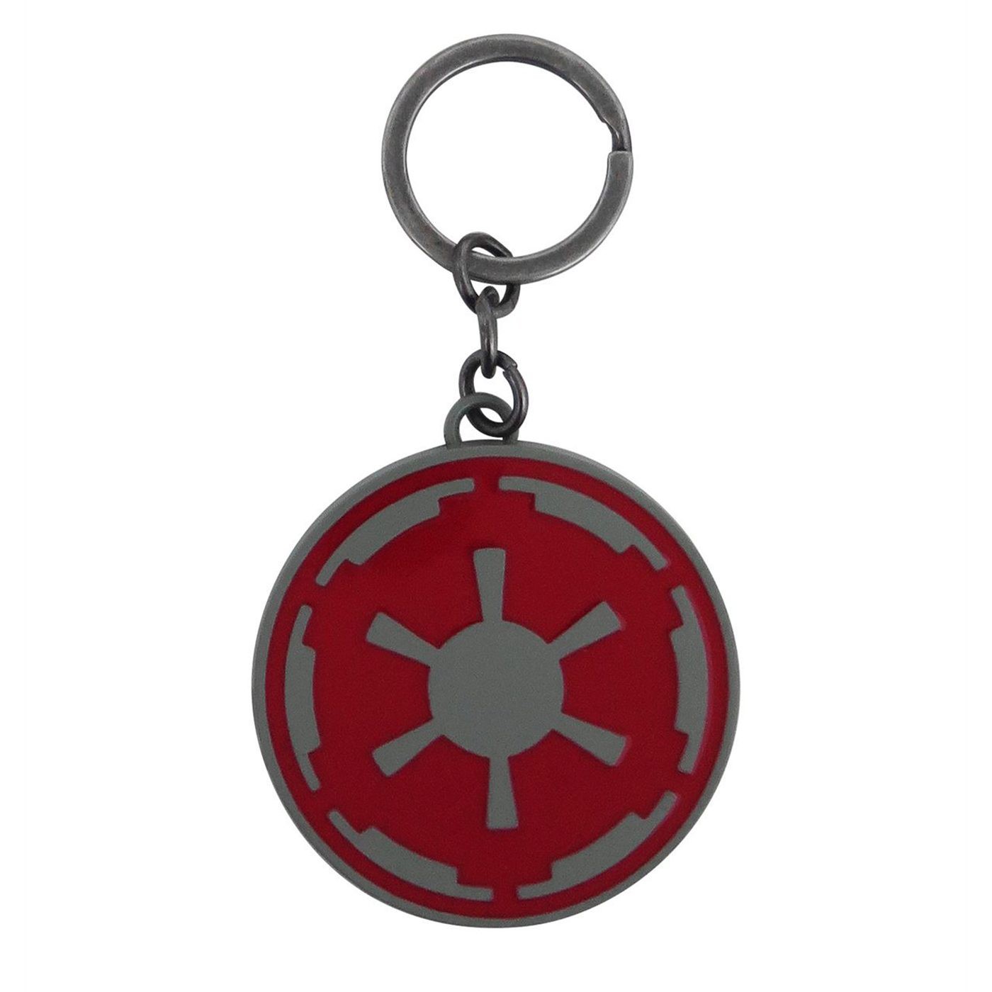 Star Wars Red Imperial Crest Metal Keychain