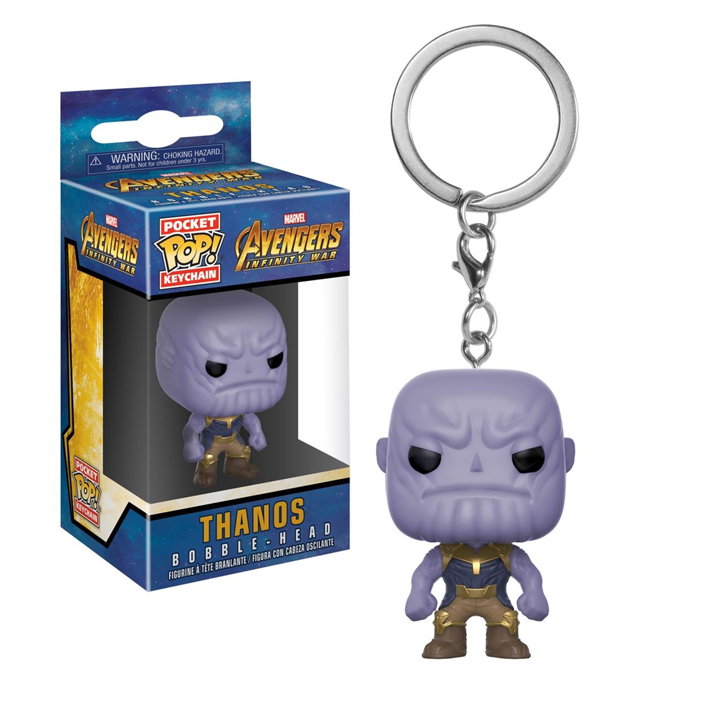 Infinity War Thanos Funko Pocket Pop Keychain