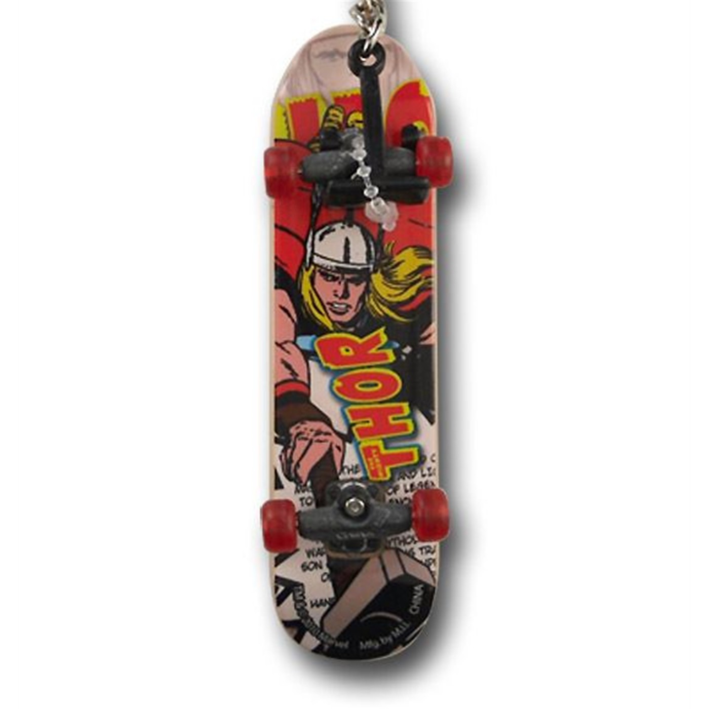 Thor Skateboard Keychain