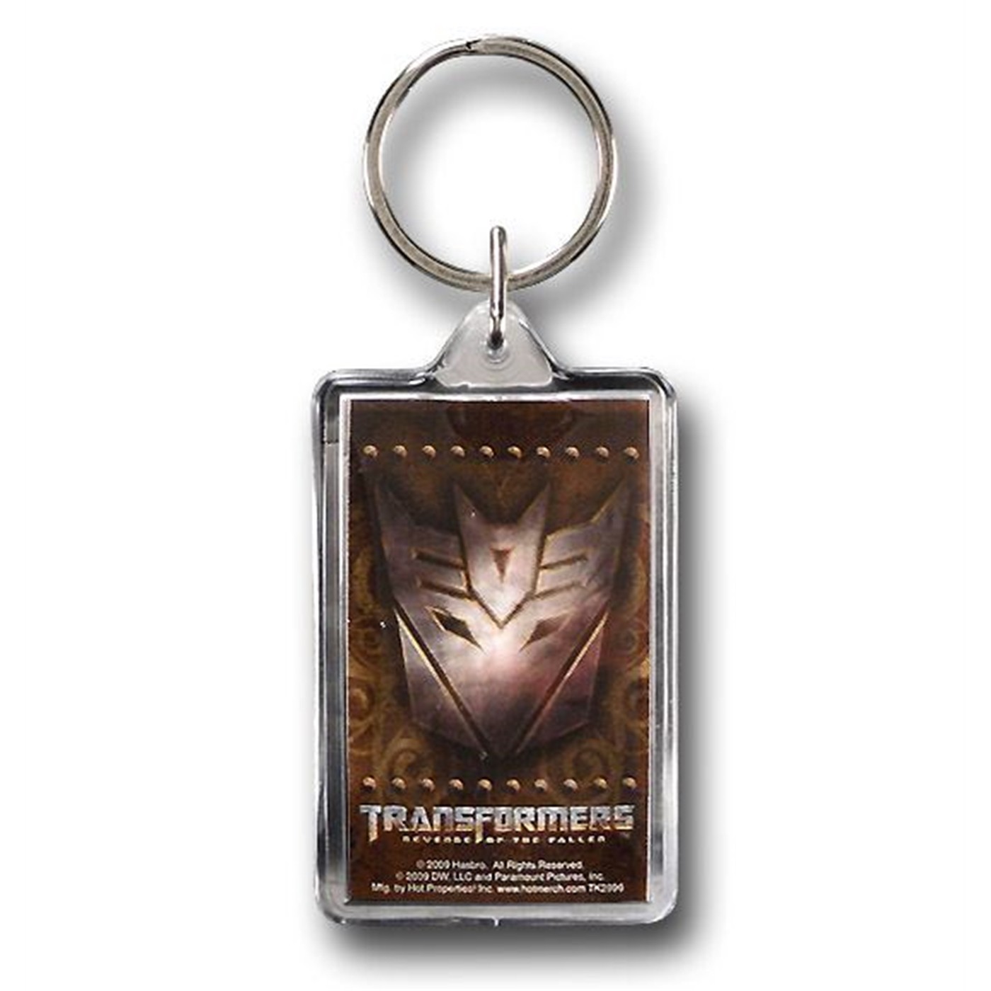 Transformers ROF Decepticon Symbol Keychain