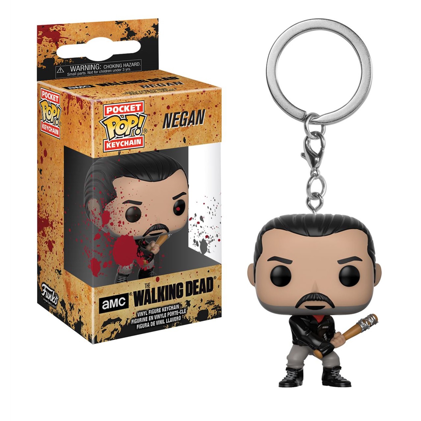 Walking Dead Negan Pocket Pop Keychain