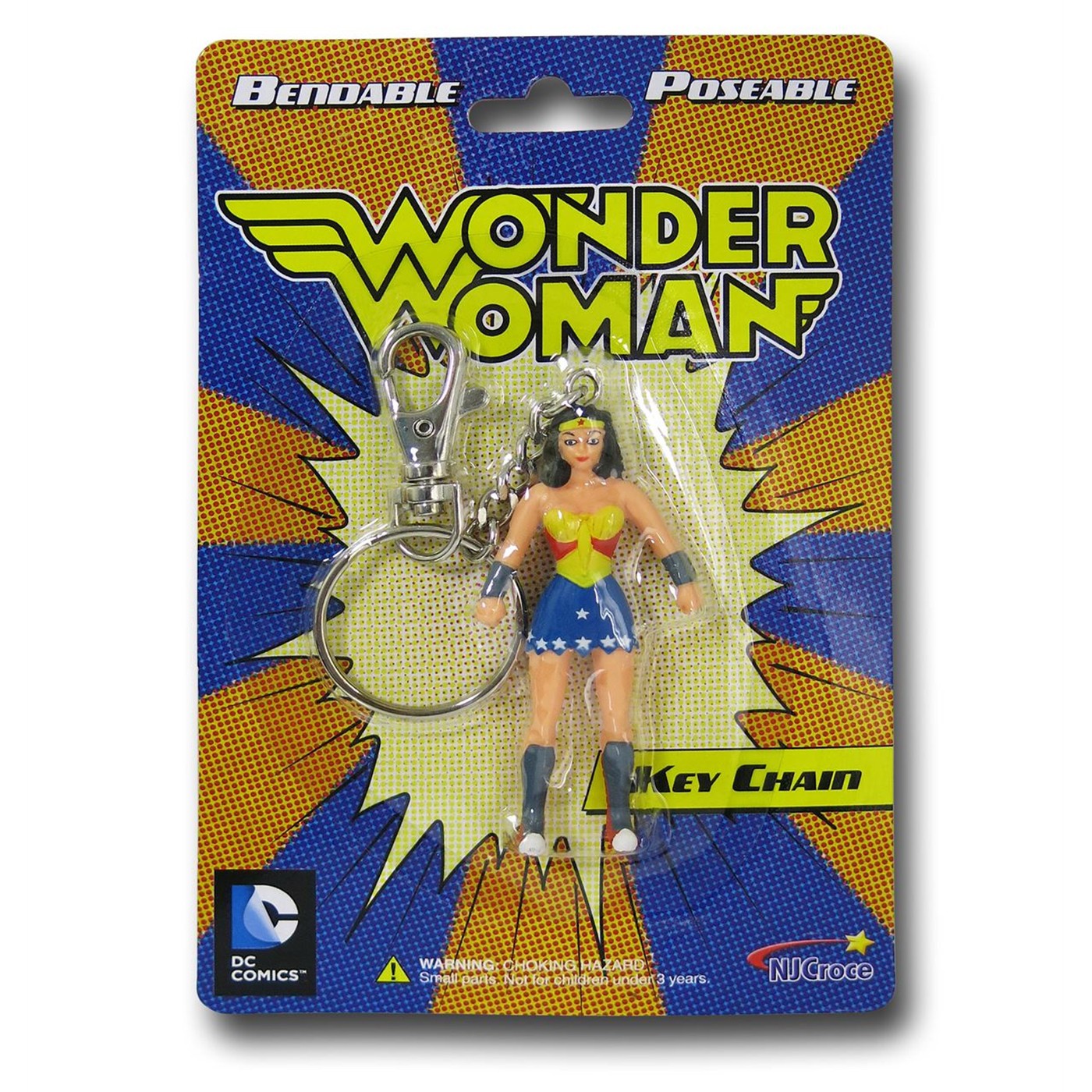 Wonder Woman Classic Bendable Keychain