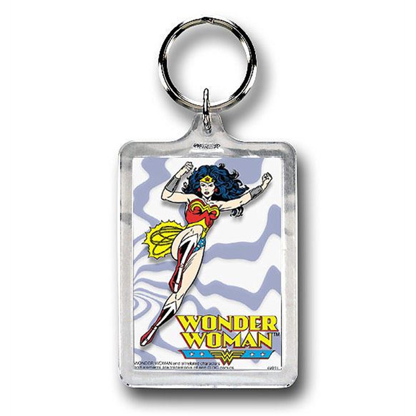 Wonder Woman Flying Double Sided Keychain