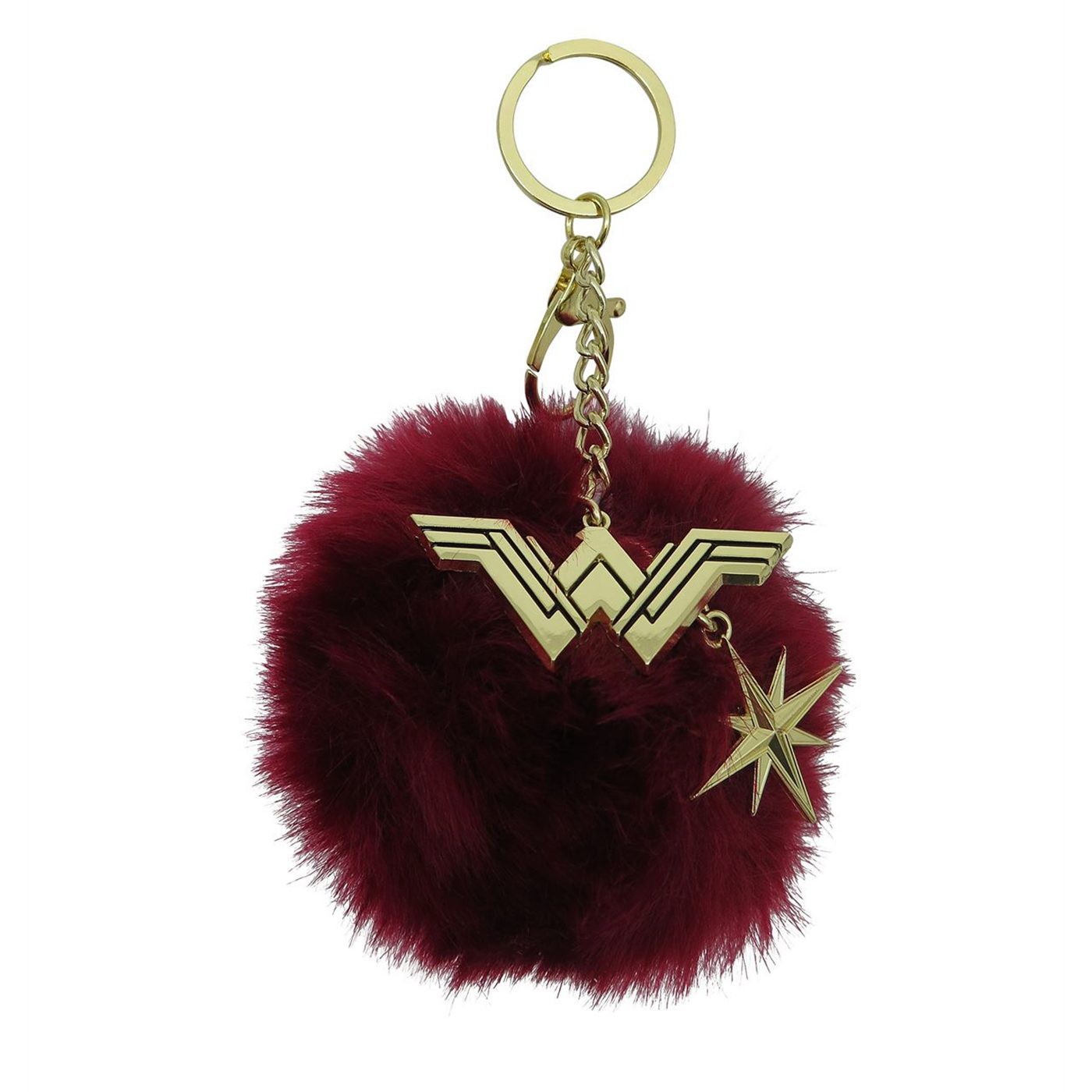 Wonder Woman Movie Pom Pom Handbag Charm Keychain