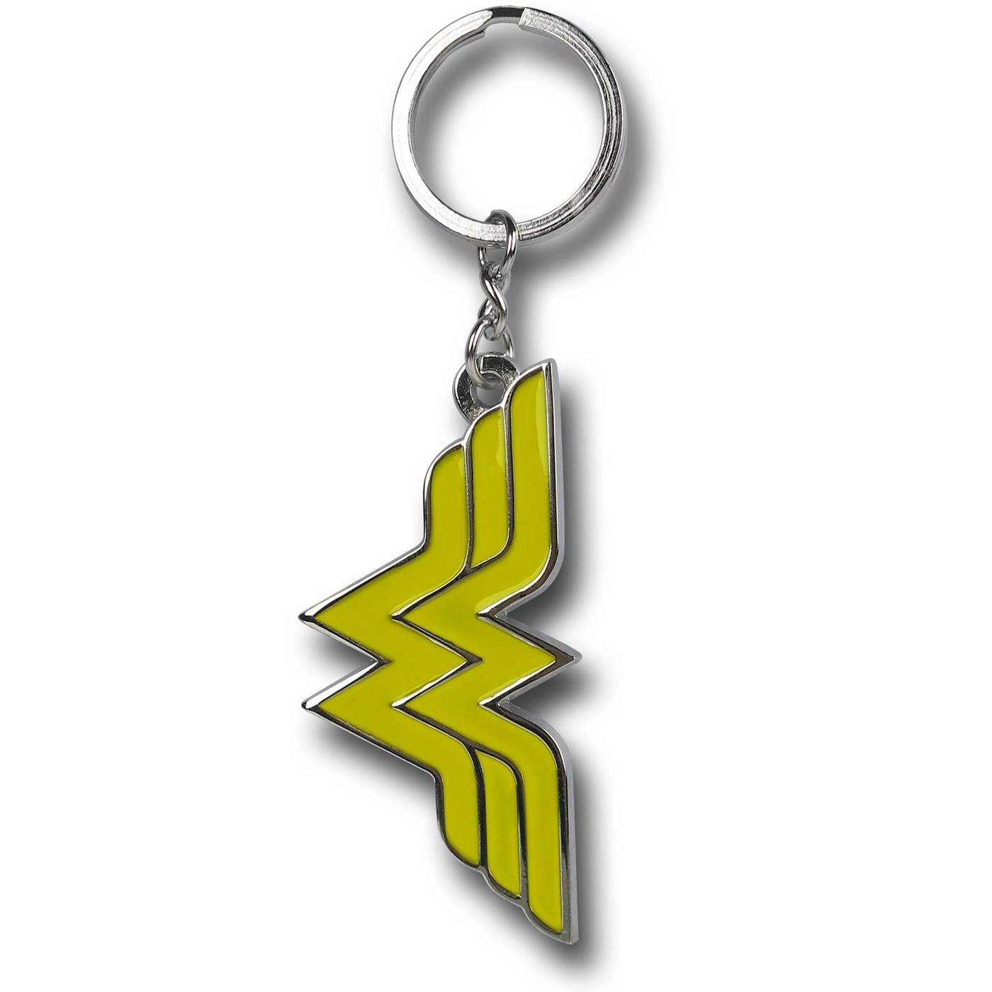 Wonder Woman Yellow Symbol Keychain