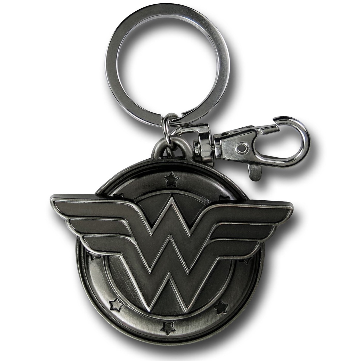 Wonder Woman Symbol Pewter Keychain