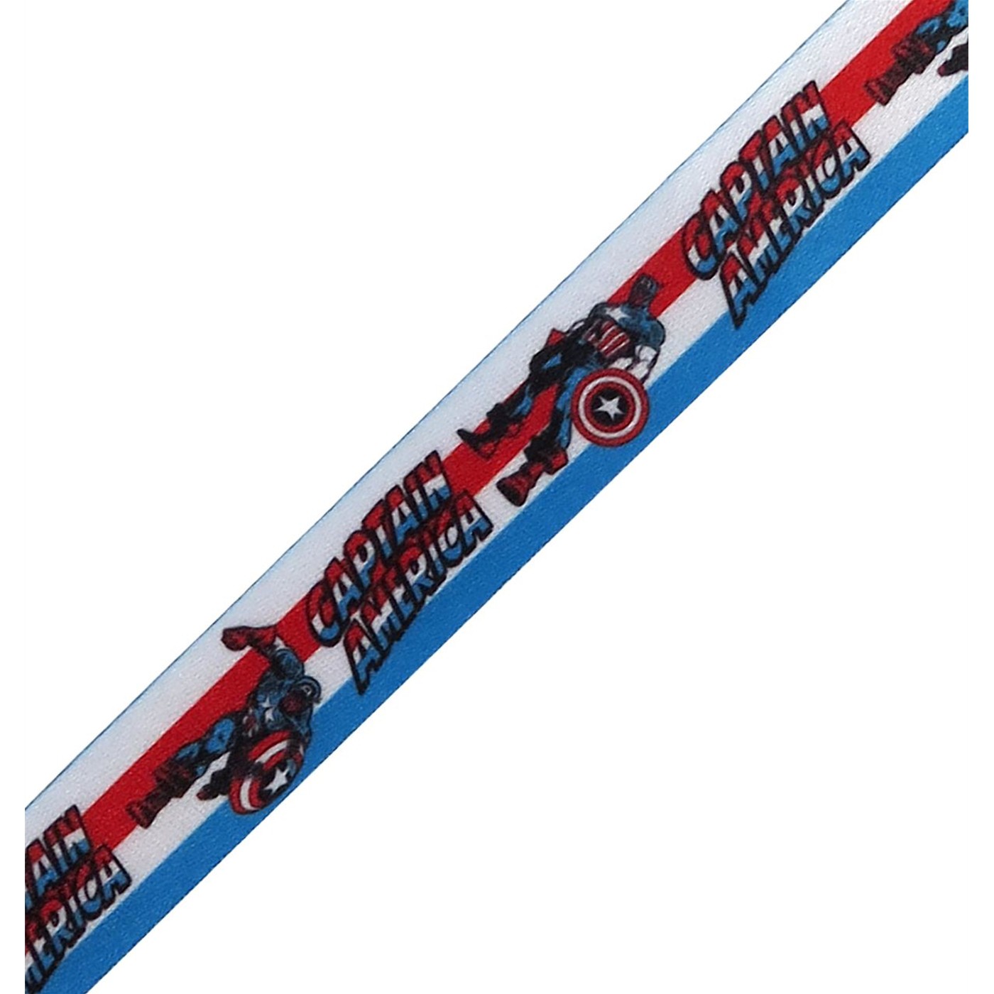 Captain America Logo and Shield Lanyard