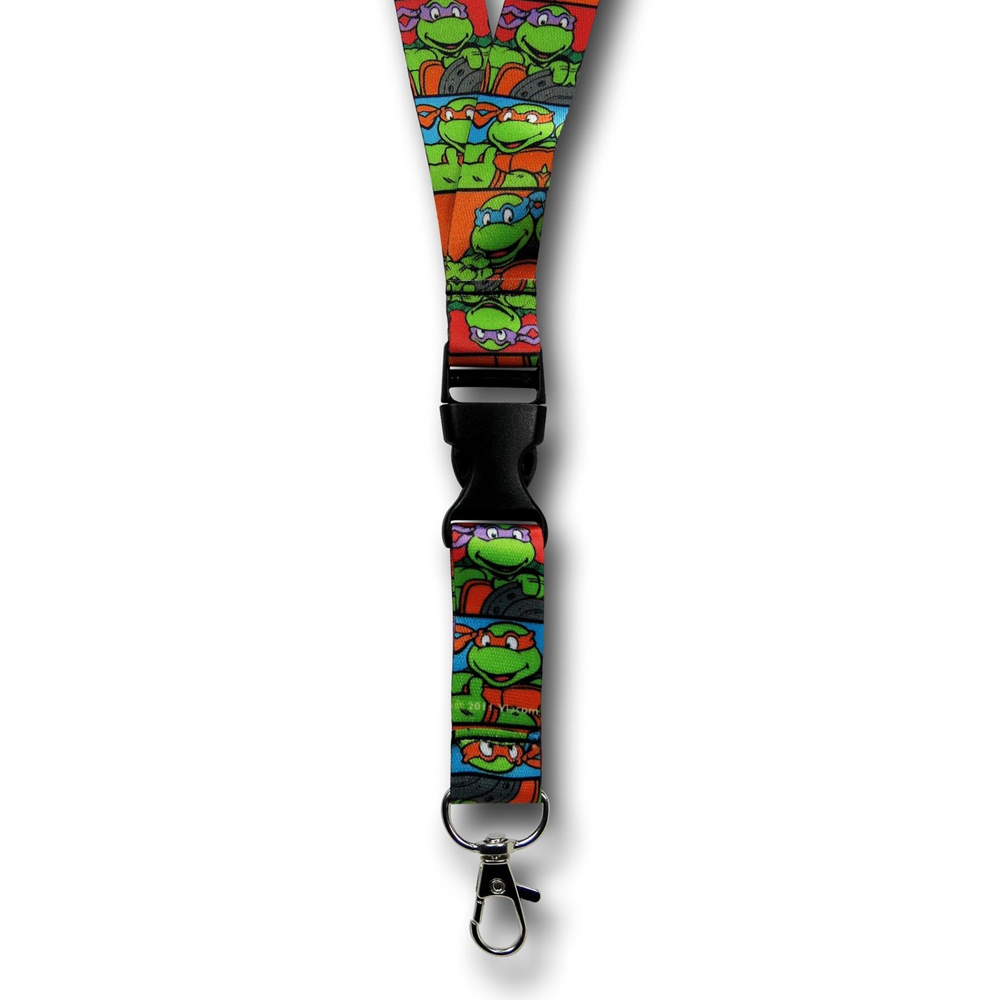 TMNT All-Over Faces Lanyard