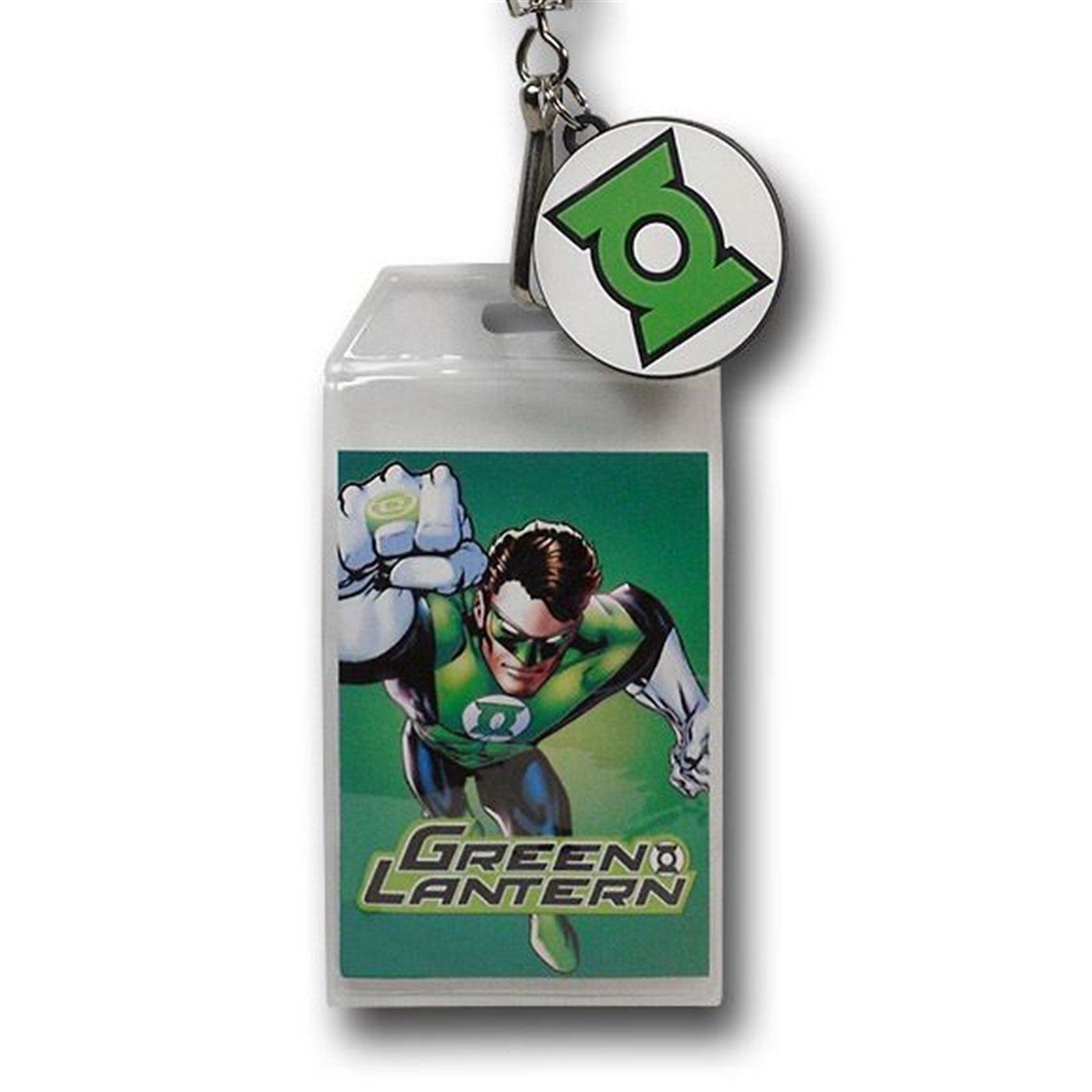 Green Lantern Lanyard w/Rubber Symbol