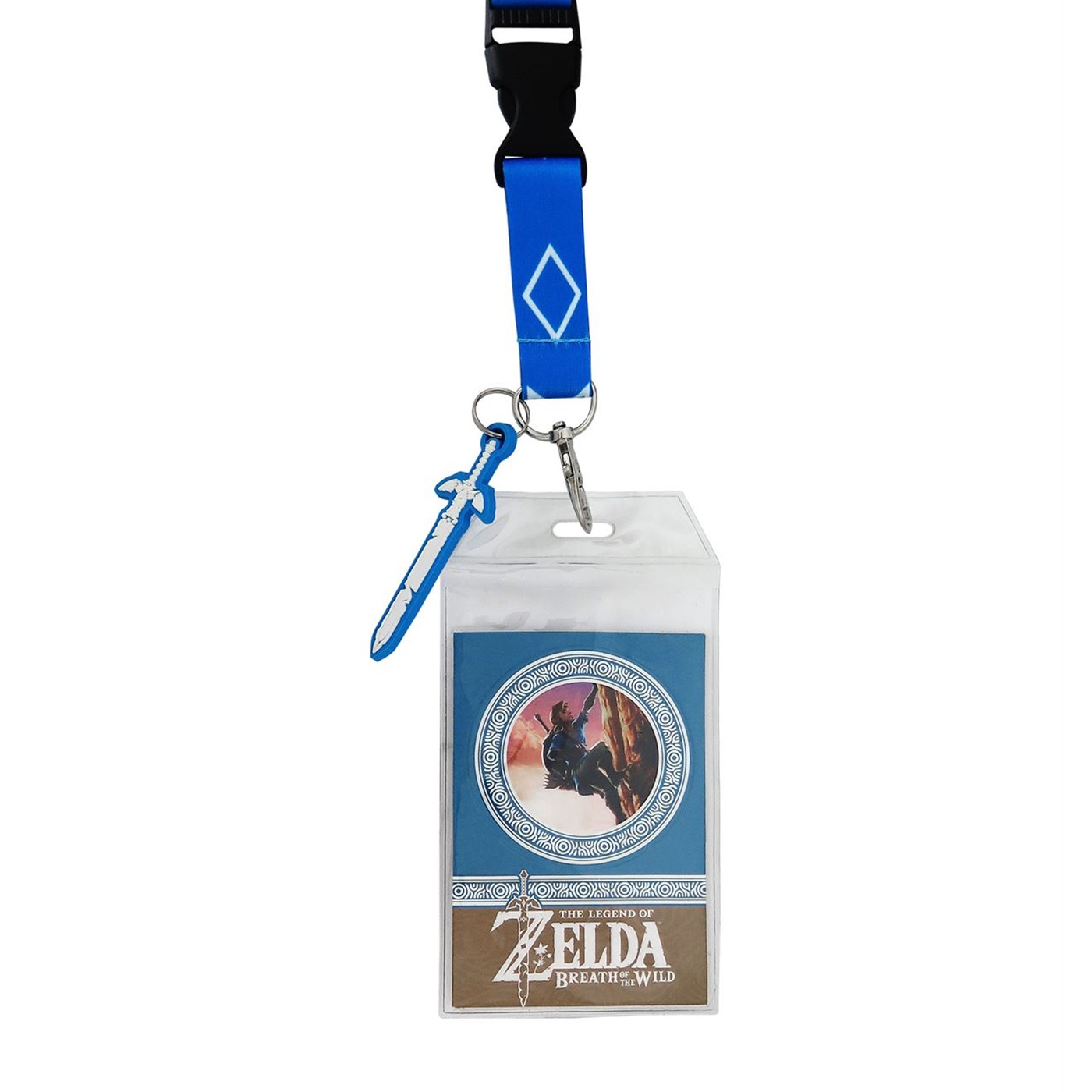Zelda Breath of the Wild Lanyard with PVC Charm