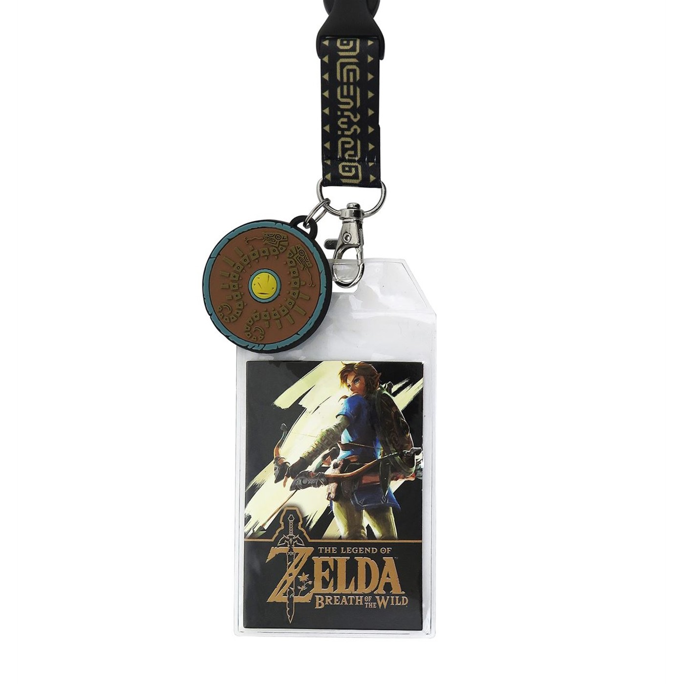 Zelda Breath of the Wild Shield Lanyard with PVC Charm