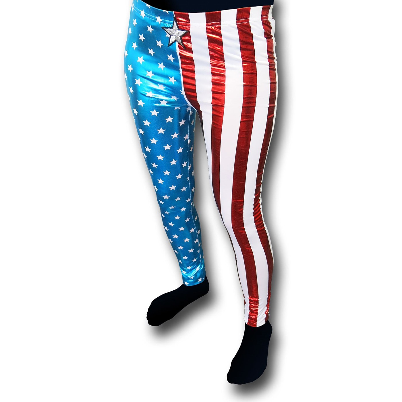 Captain America American Dream Costume Leggings