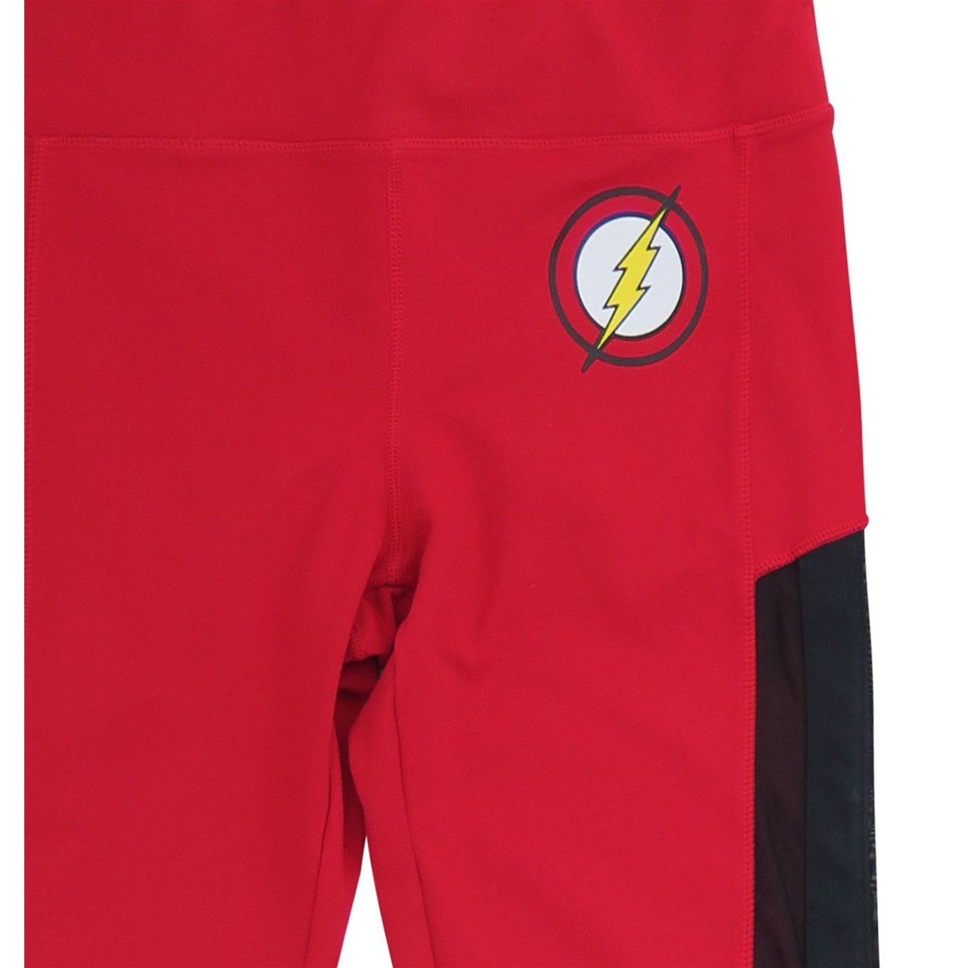 Flash Symbol Active Leggings with Mesh Sides