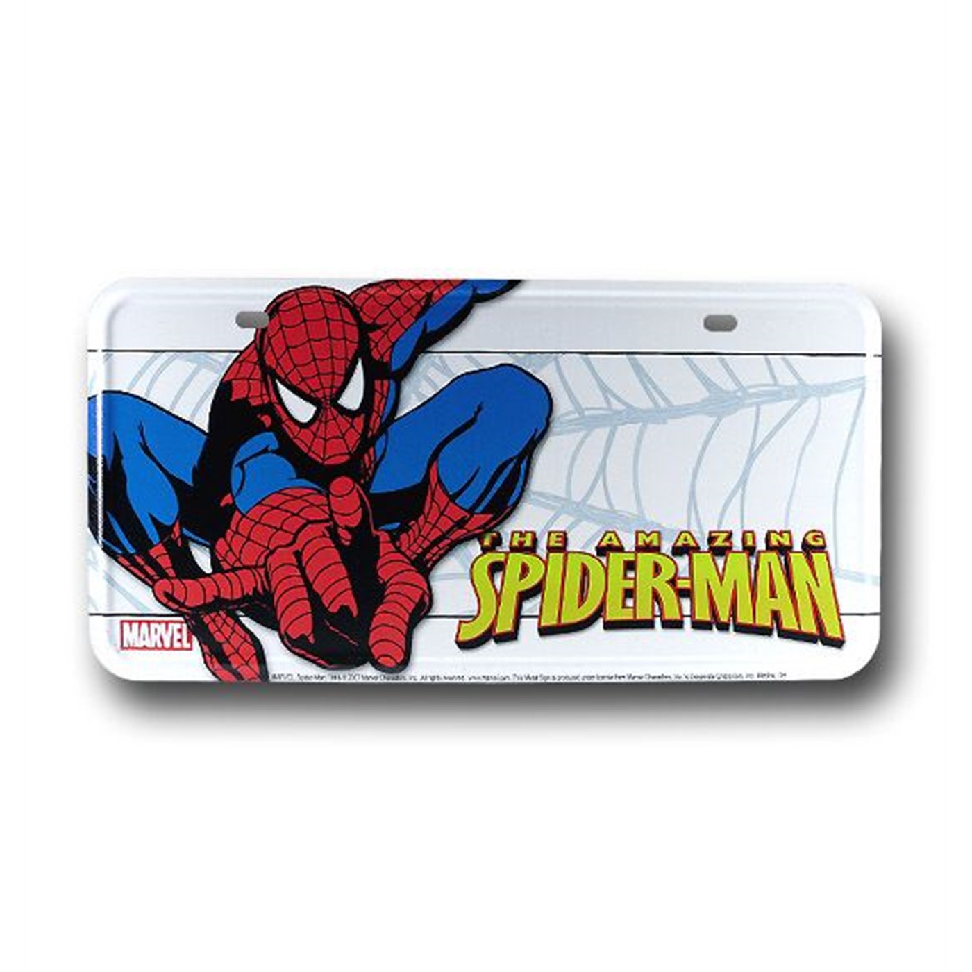 Spiderman License Plate