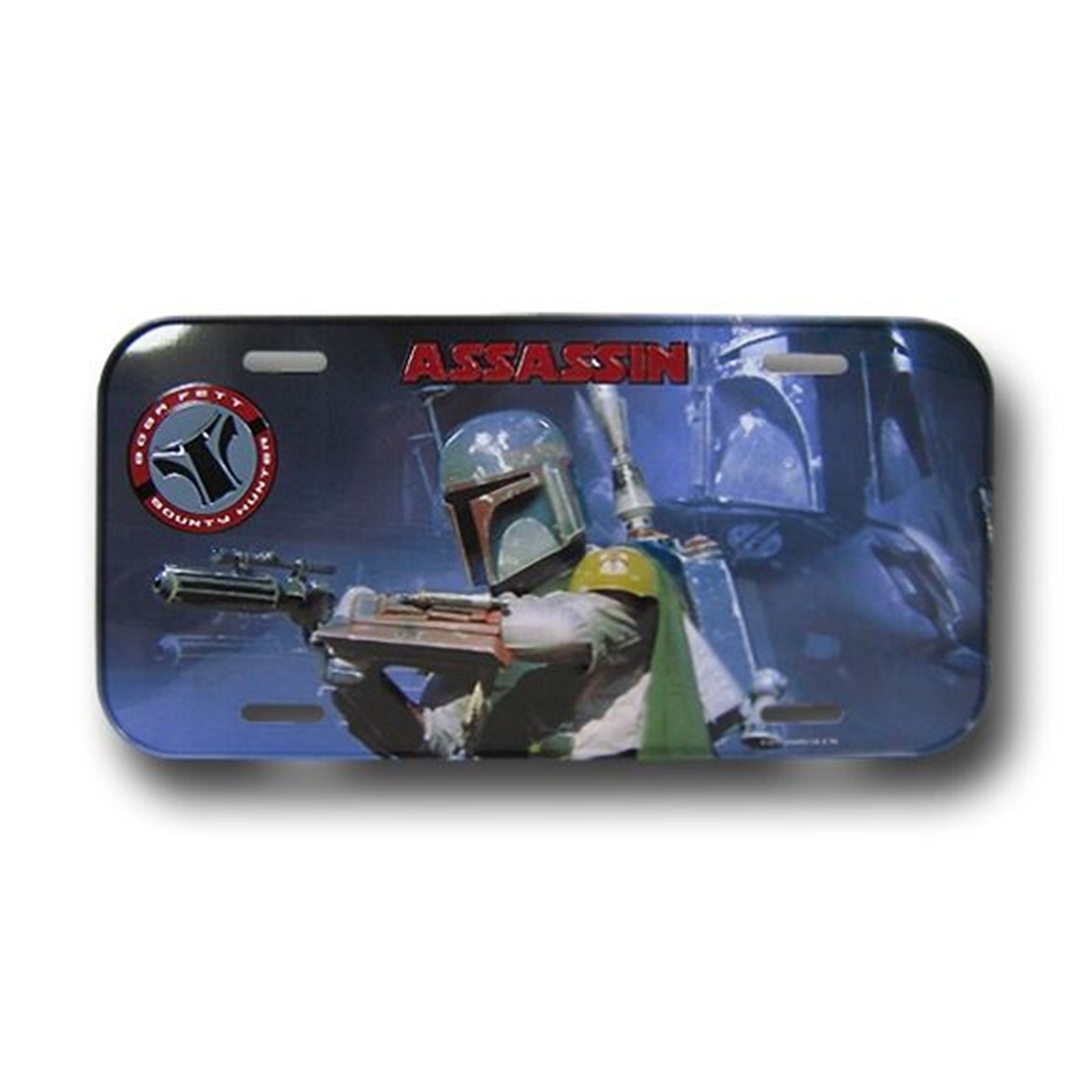 Star Wars Boba Fett Assassin License Plate