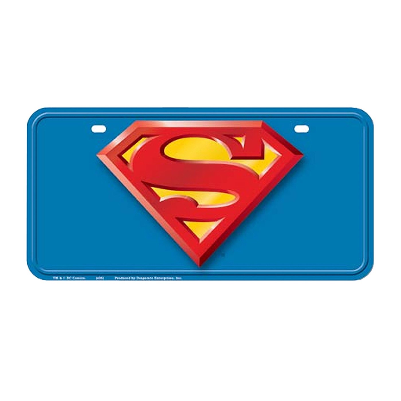 Superman Symbol License Plate
