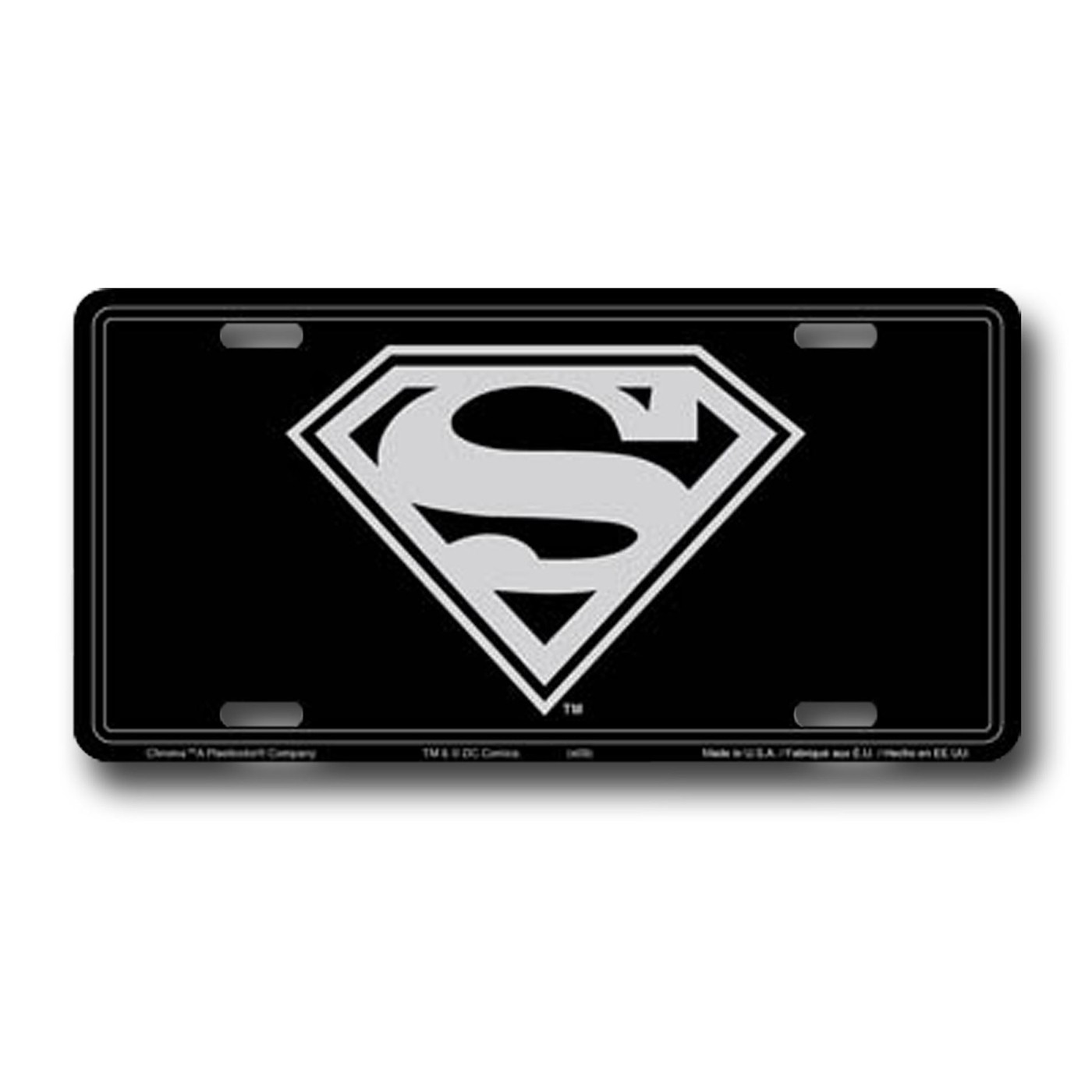 Superman Symbol License Plate