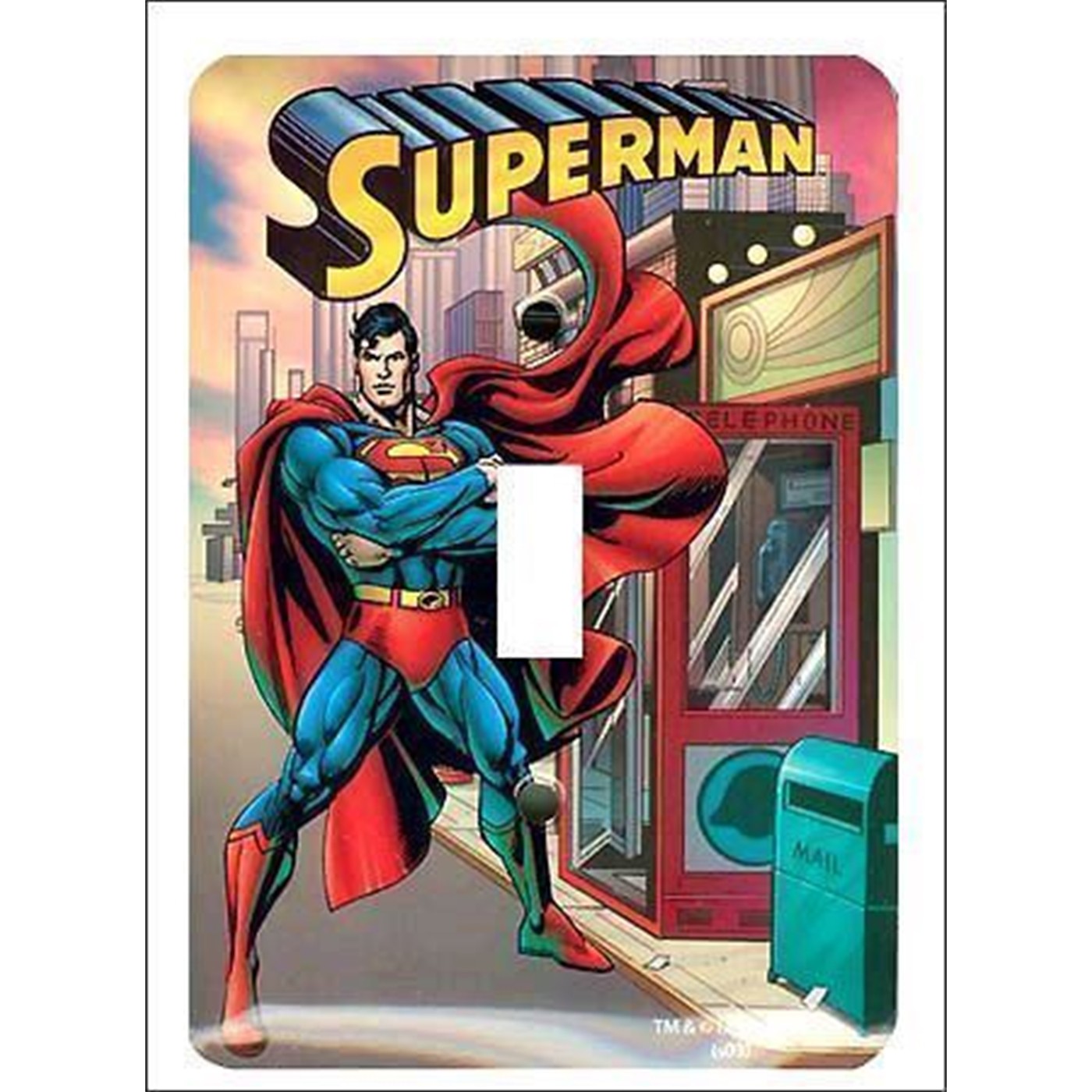 Superman Light Switch Plate Cover