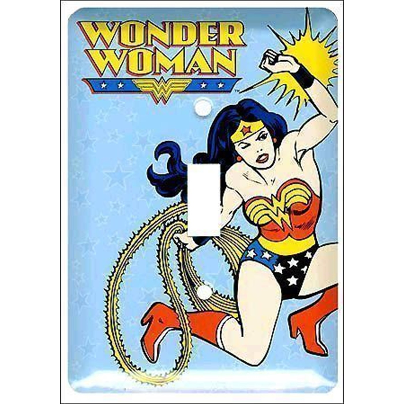 Wonder Woman Light Switch Plate Cover