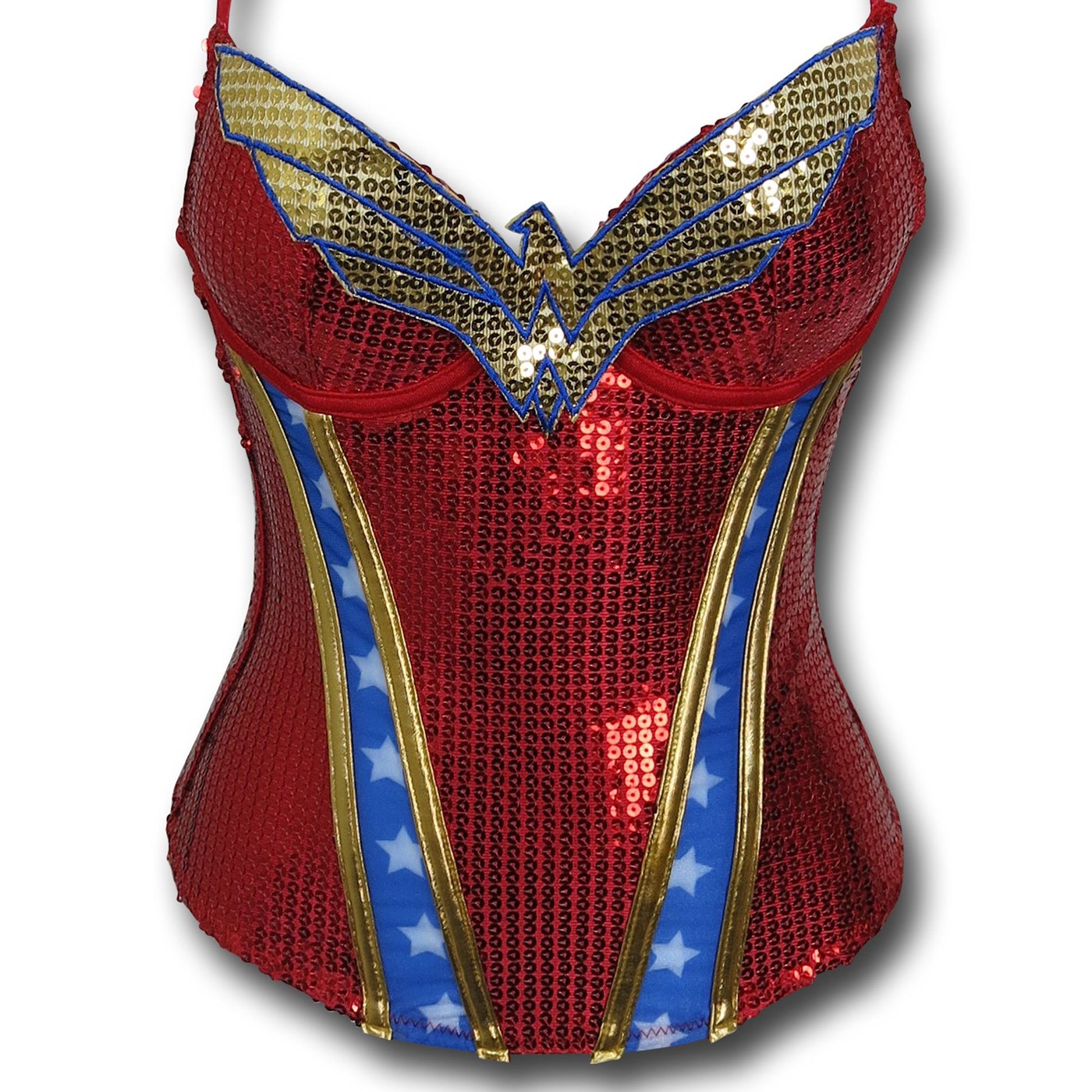 Wonder Woman Women's Sequin Corset