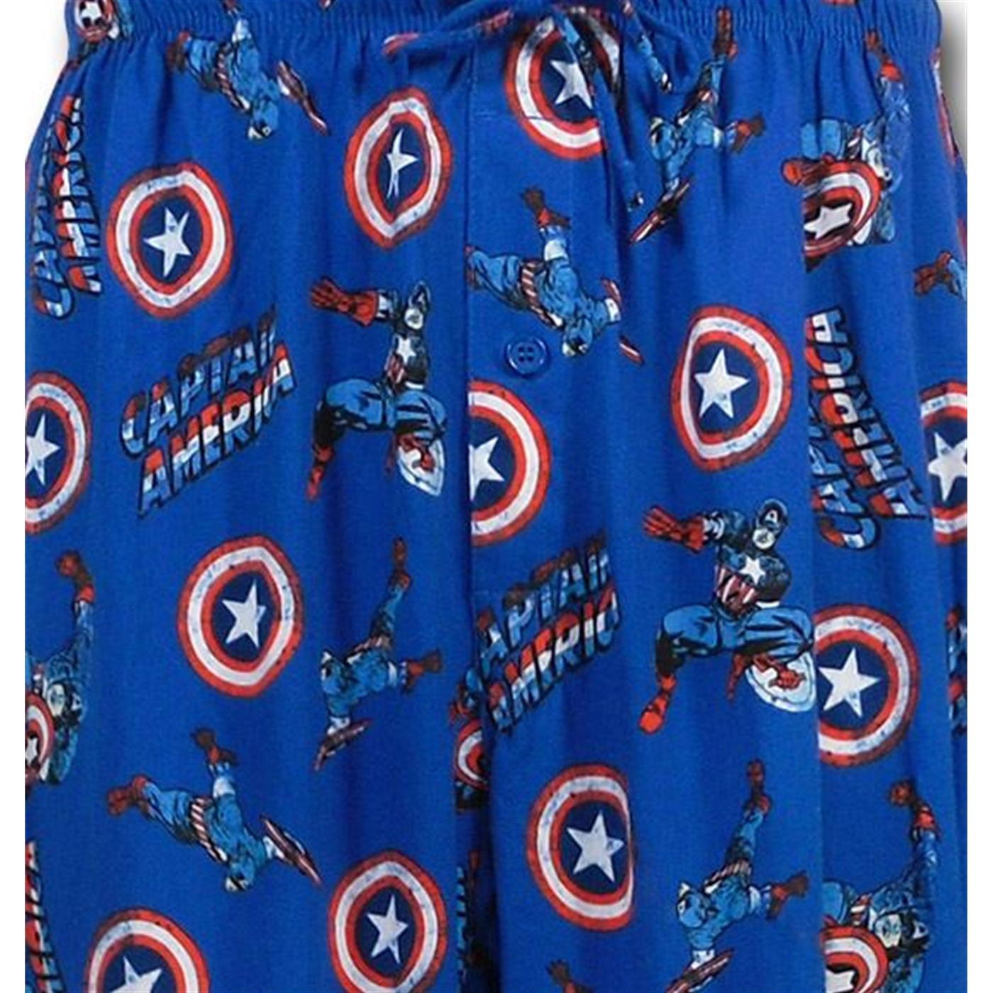 Captain America In Action Collage Lounge Pants