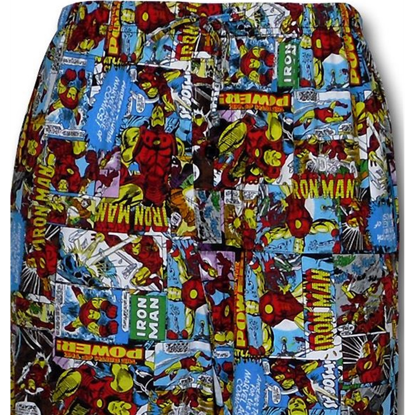 Iron Man Classic Comic Panels Lounge Pants