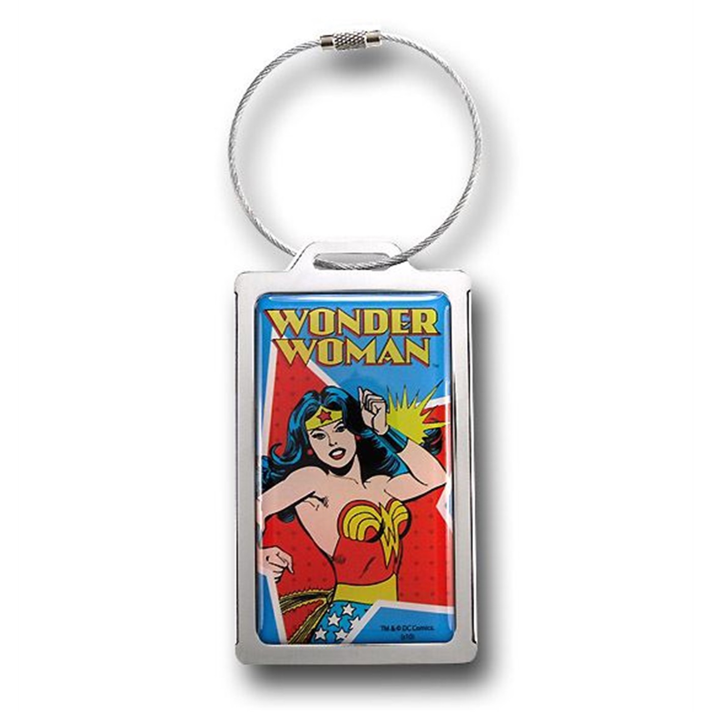 Wonder Woman Metal Luggage Tag