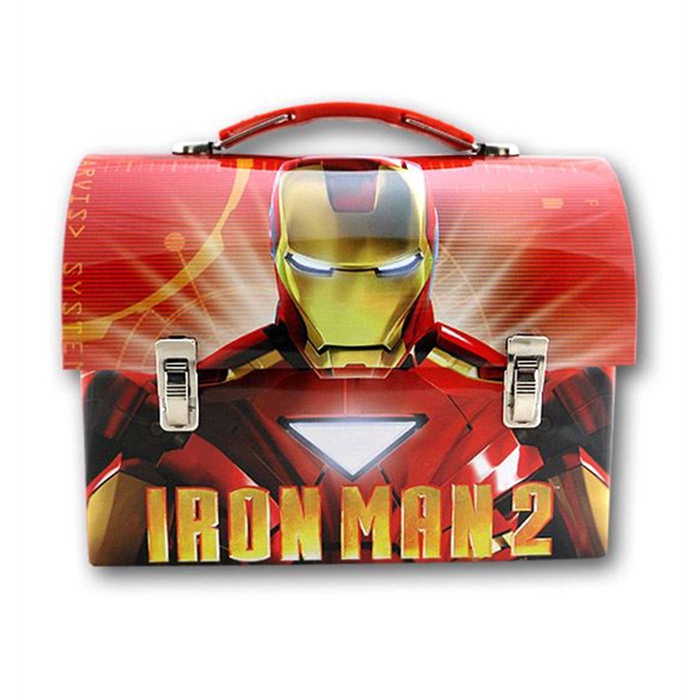 Iron Man 2 Pose Red Dome Lunchbox