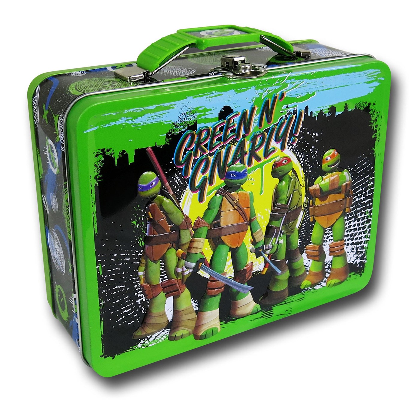 TMNT Green & Gnarly Tin Lunch Box
