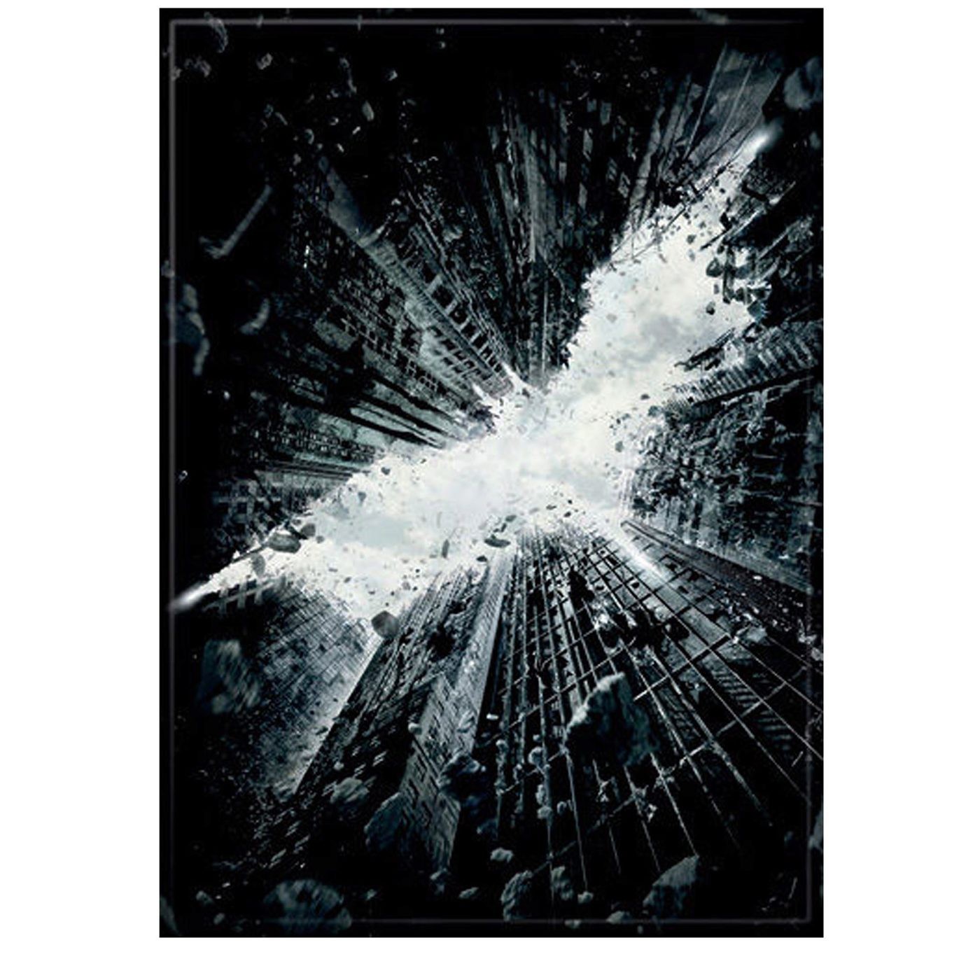 Dark Knight Rises Crumble City Symbol Magnet