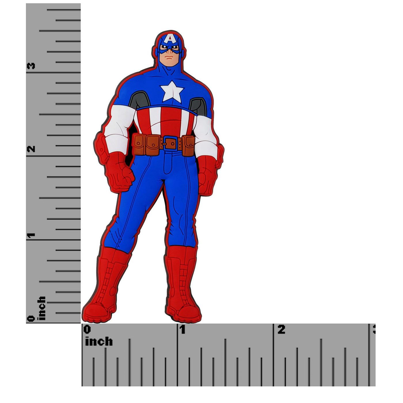 Captain America Standing Soft Touch PVC Magnet