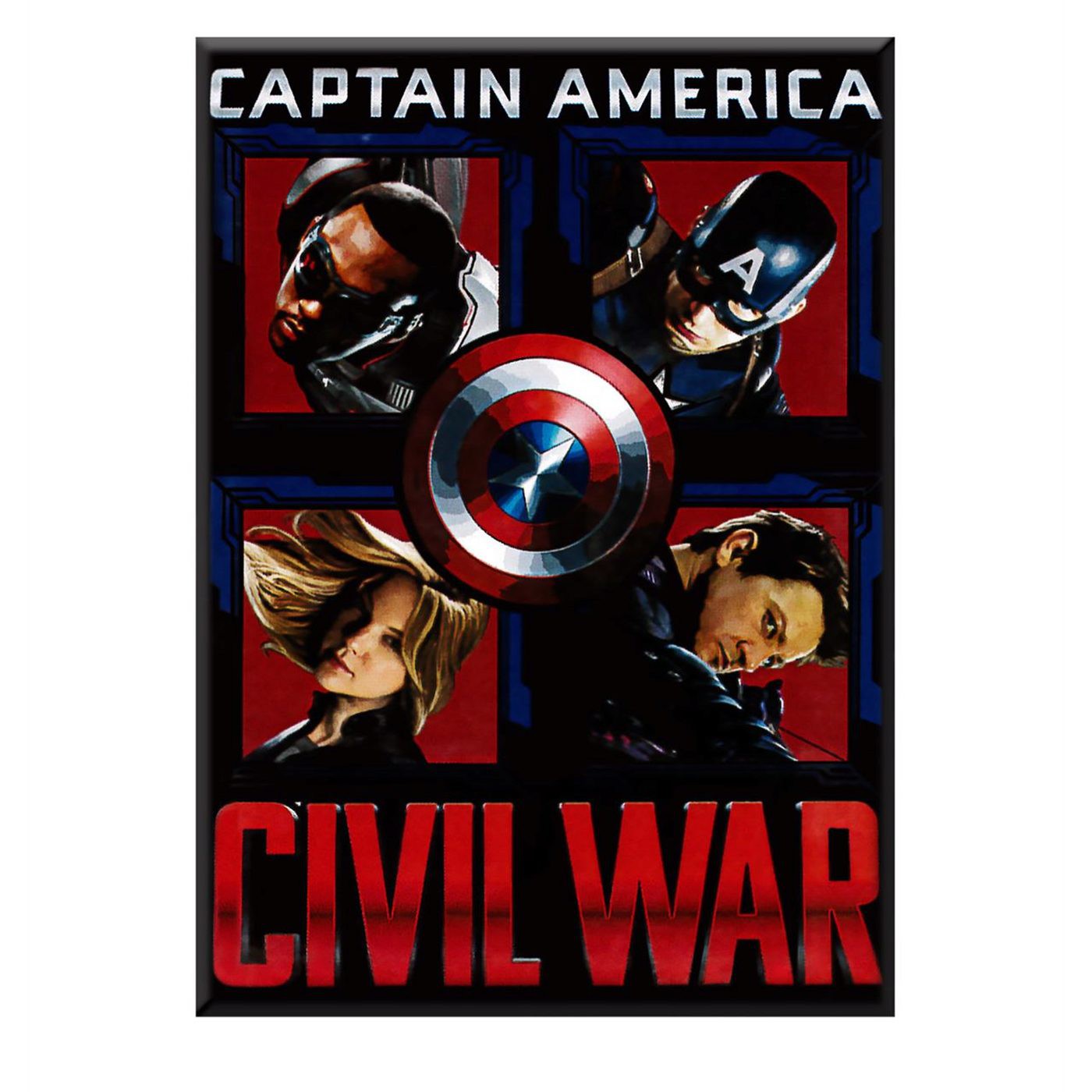 Captain America Civil War Grid Magnet