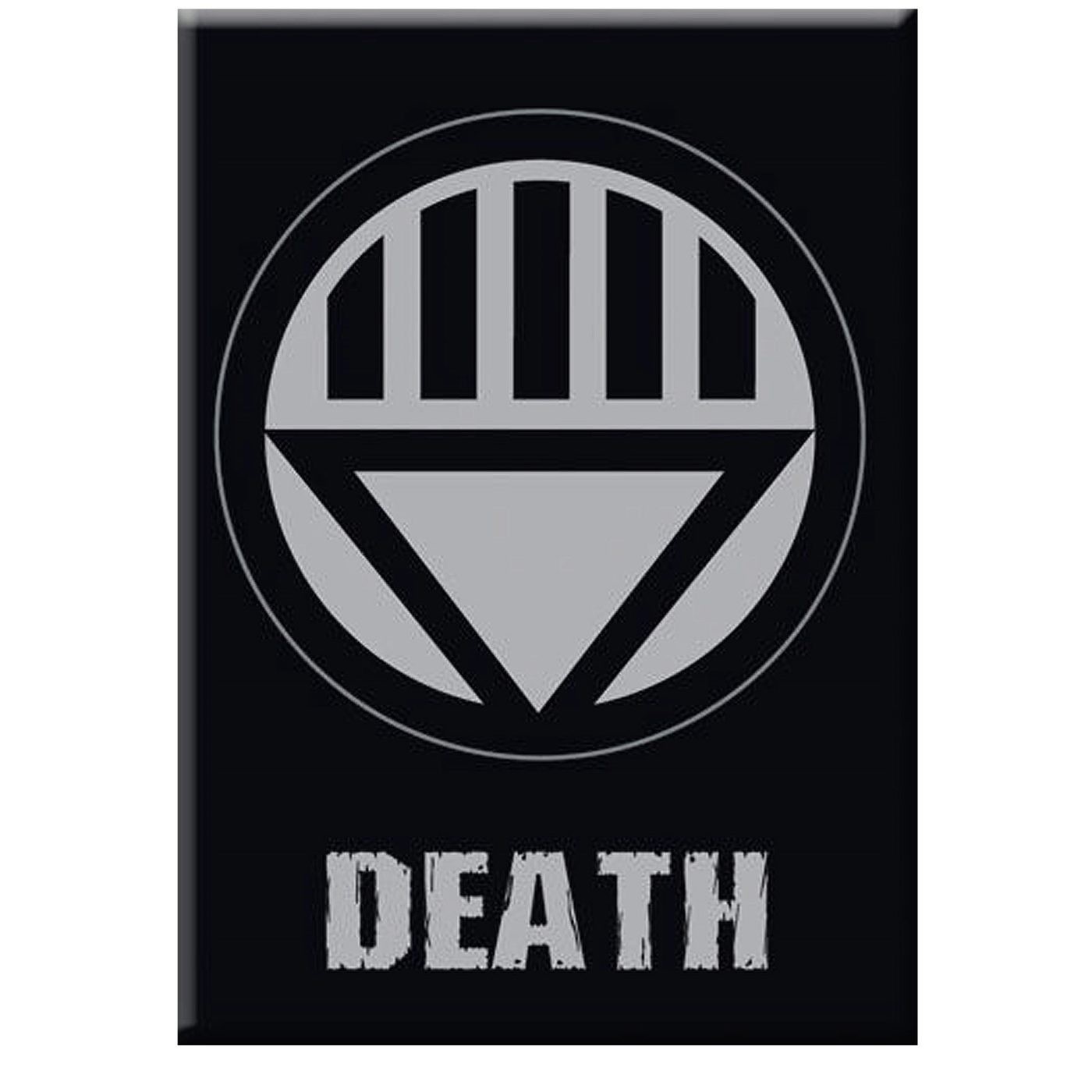 Green Lantern Black Death Symbol Magnet