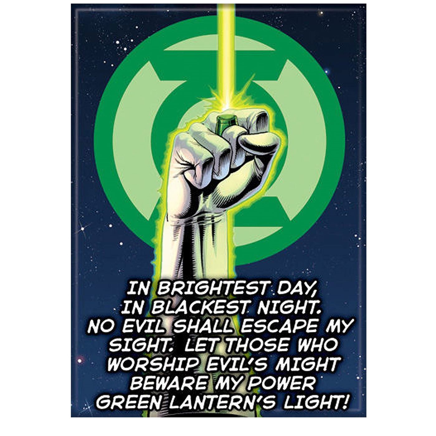 Green Lantern Oath Magnet