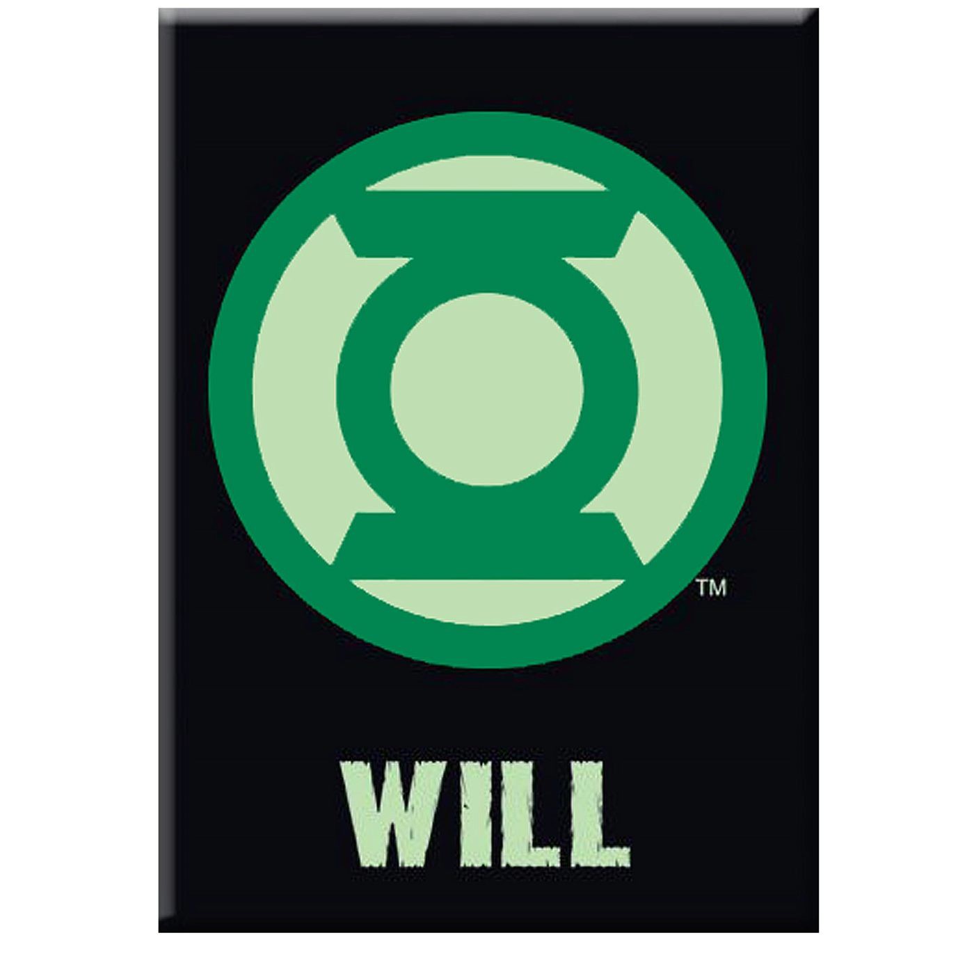 Green Lantern Will Symbol Magnet