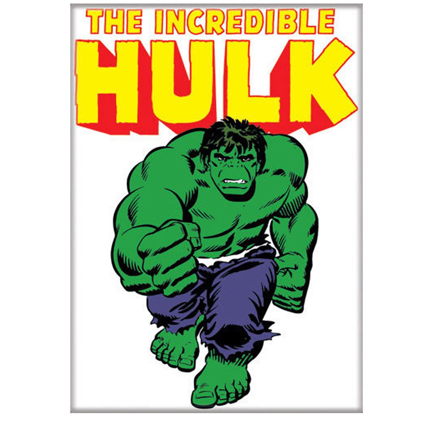 Hulk Classic White Magnet
