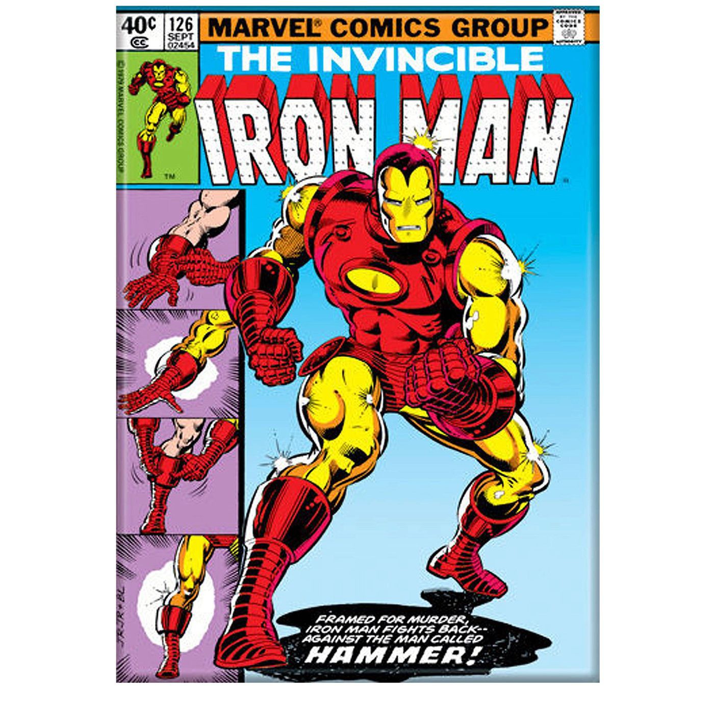 Iron Man Suit Up Comic Cover Magnet