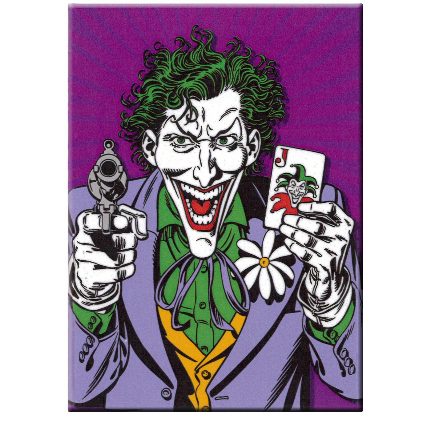 Joker Card And Gun Magnet