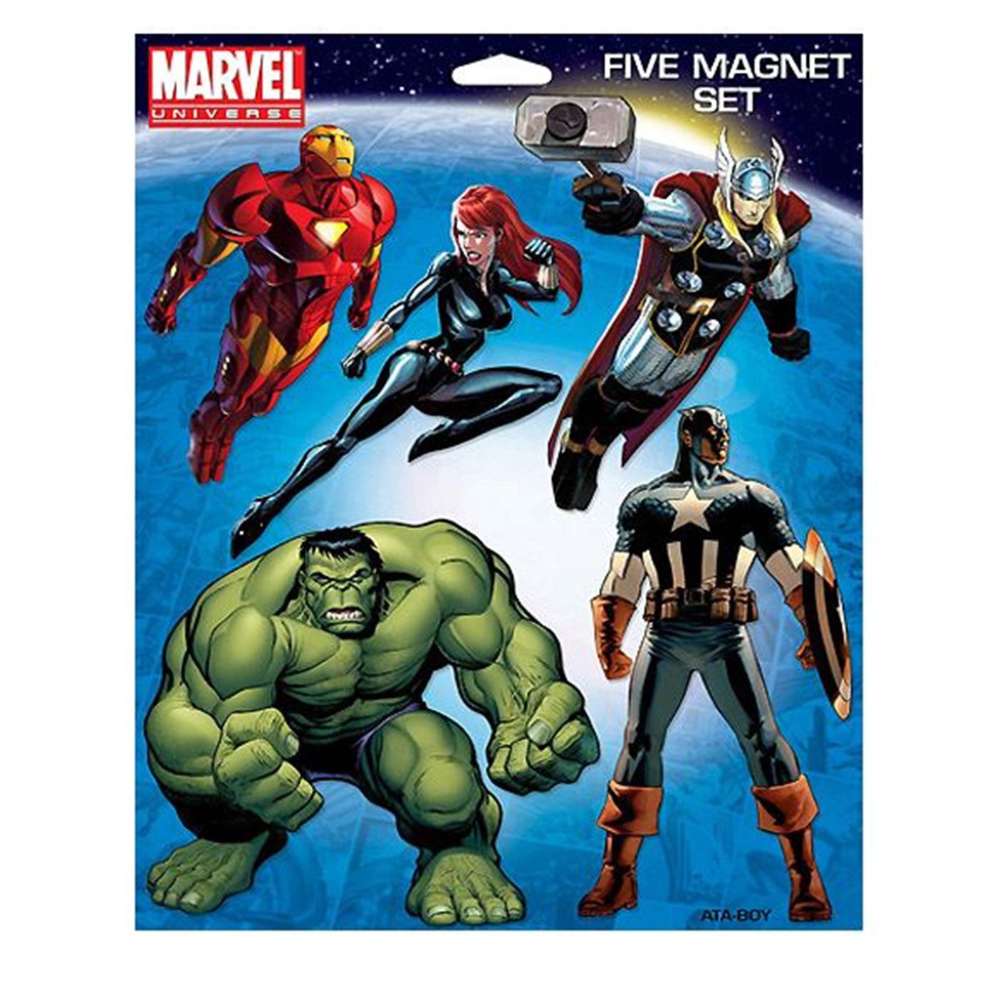 Marvel Heroes Magnet Set of 5