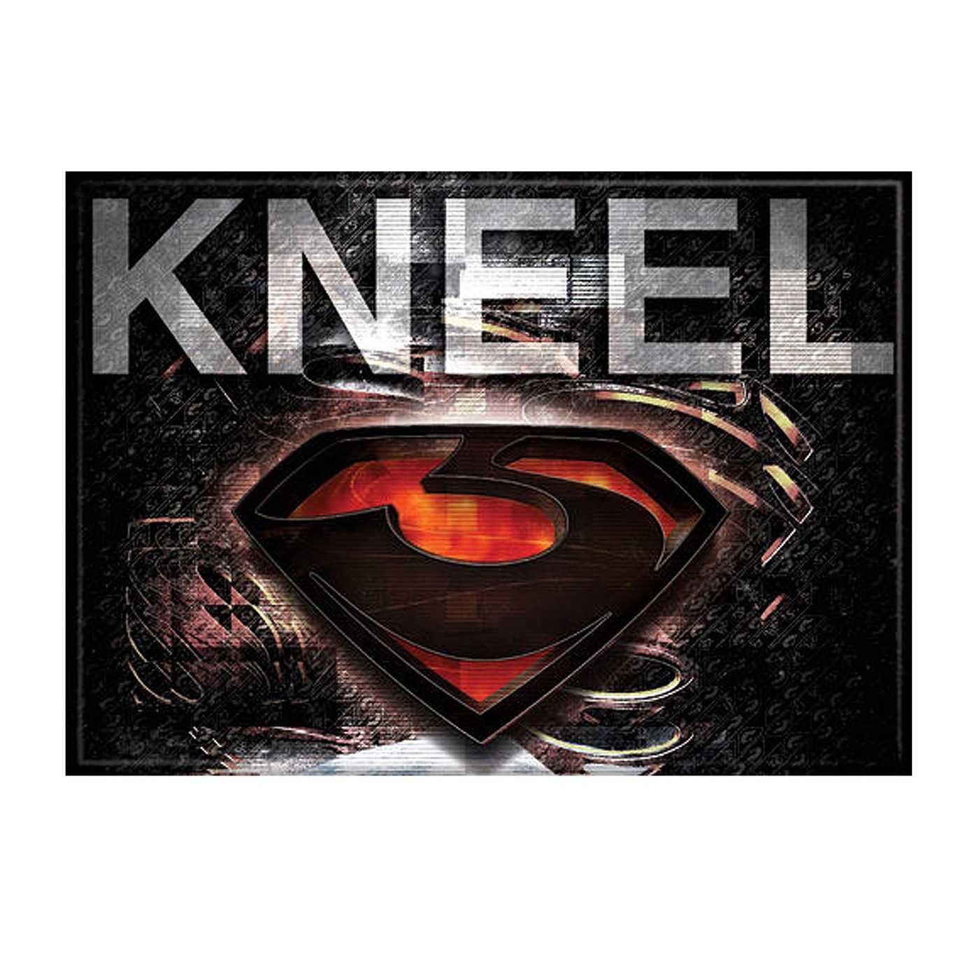 Superman Man of Steel Zod Symbol Kneel Magnet