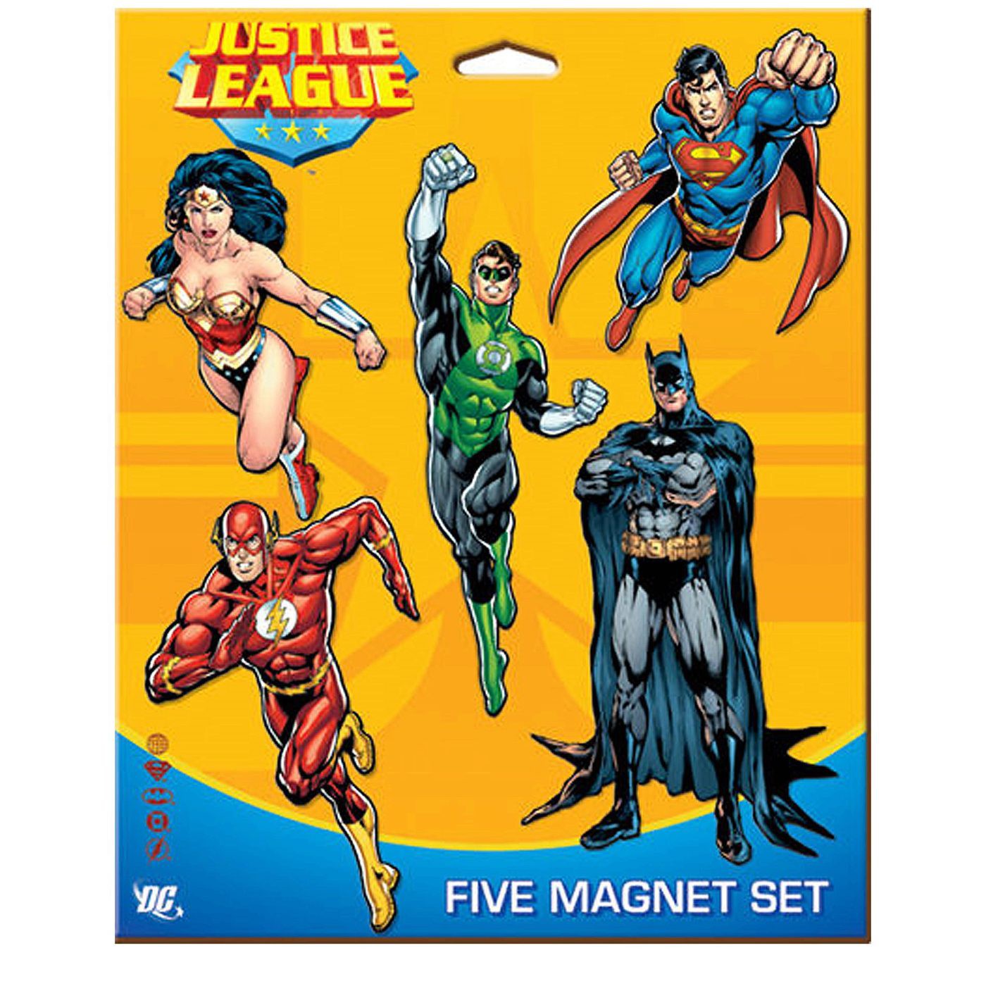 Justice League Five Magnet Set