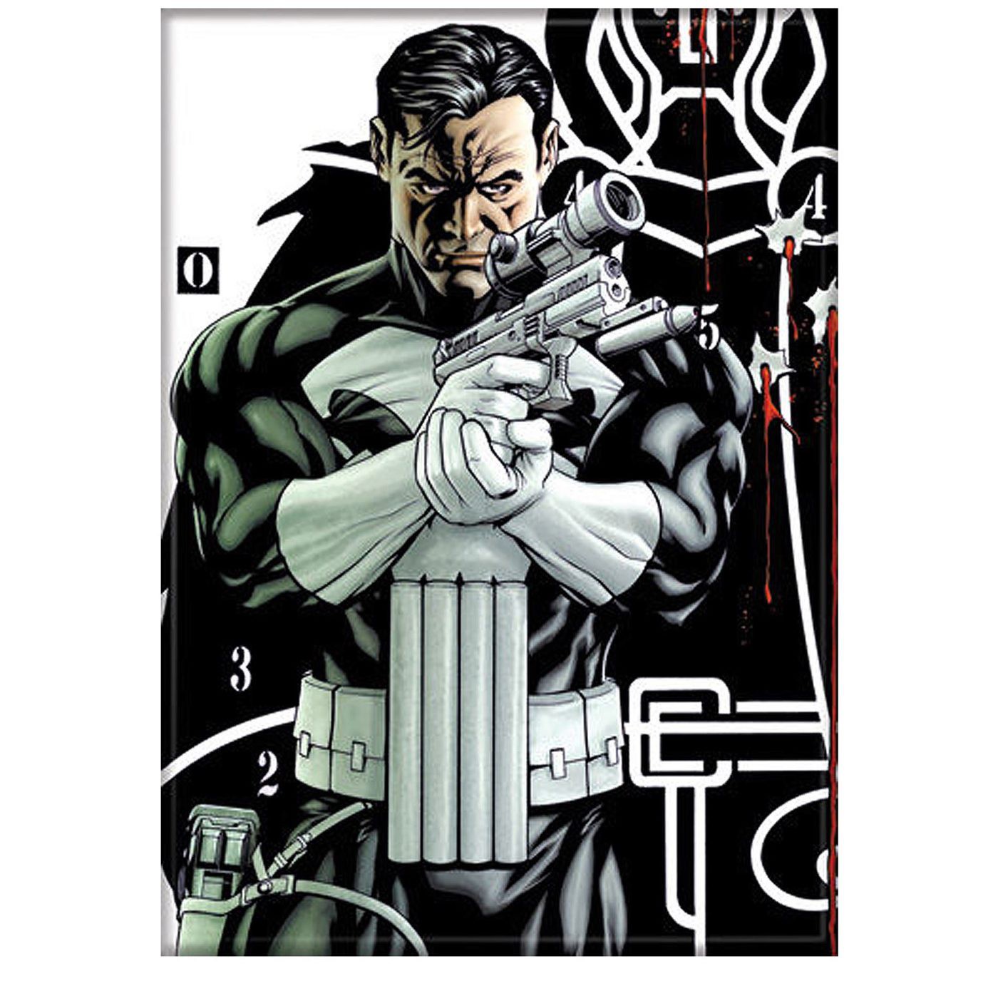 Punisher Armed and Solemn Magnet
